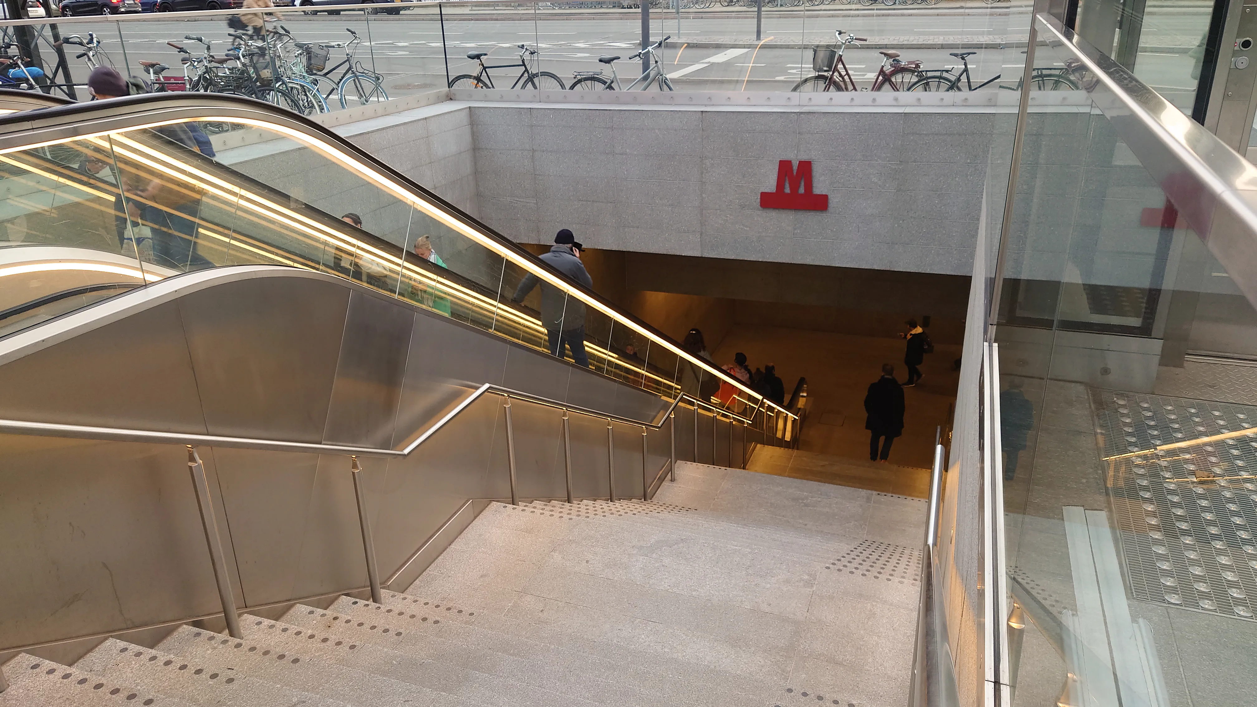 Billede af Østerport Metrostation.