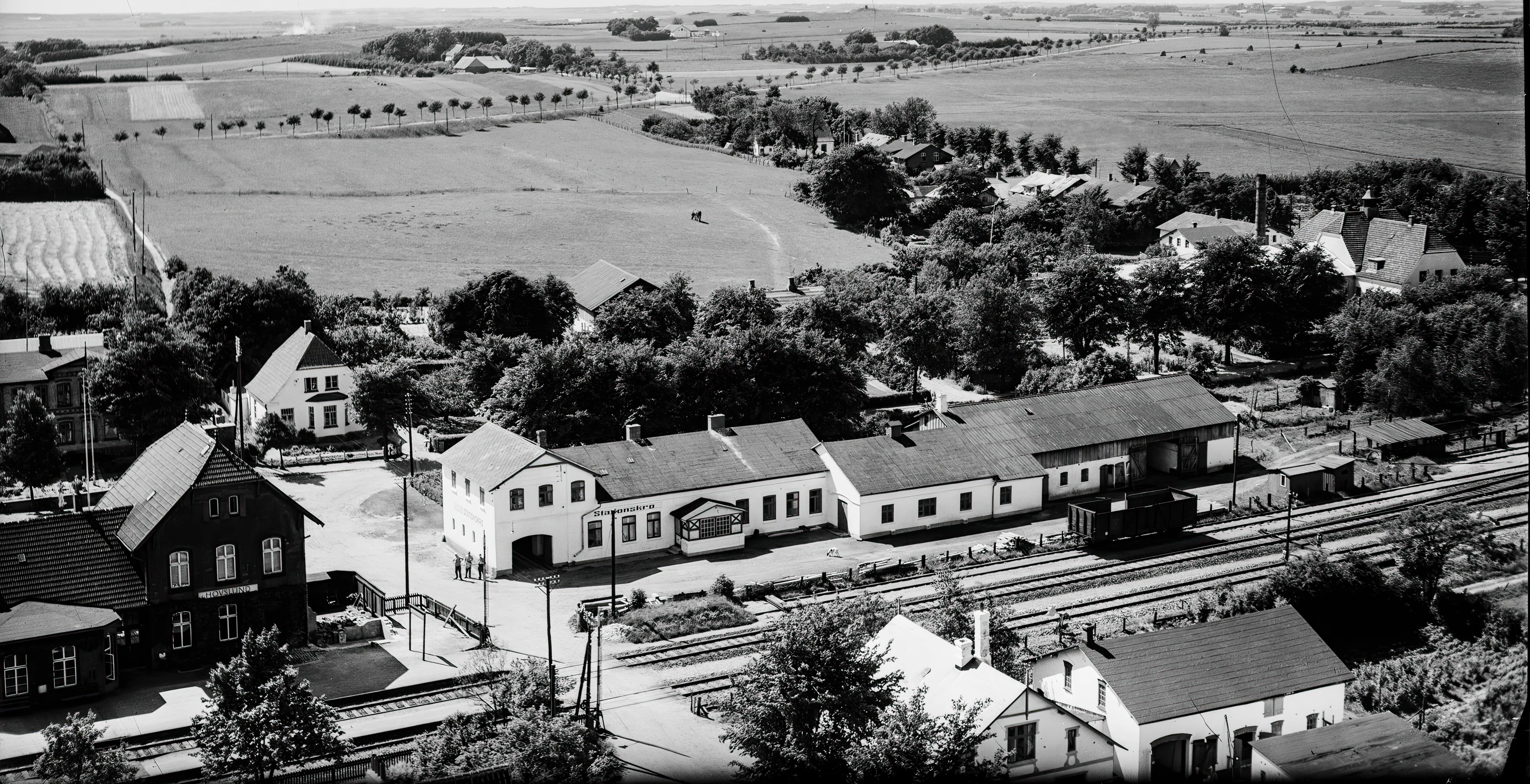 Billede af Hovslund Stationsby (Smalspor) Stationskro.