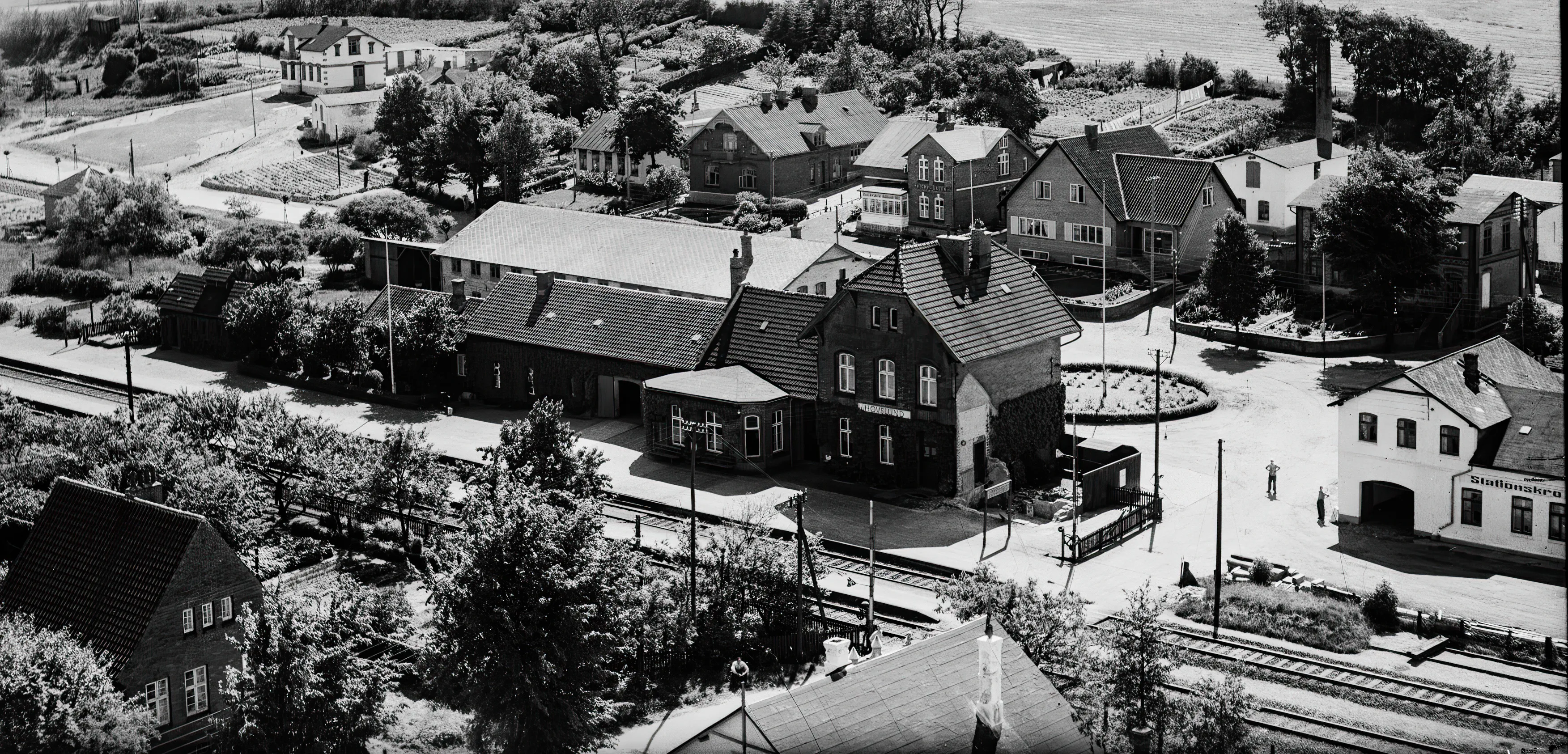 Billede af Hovslund Stationsby Station.