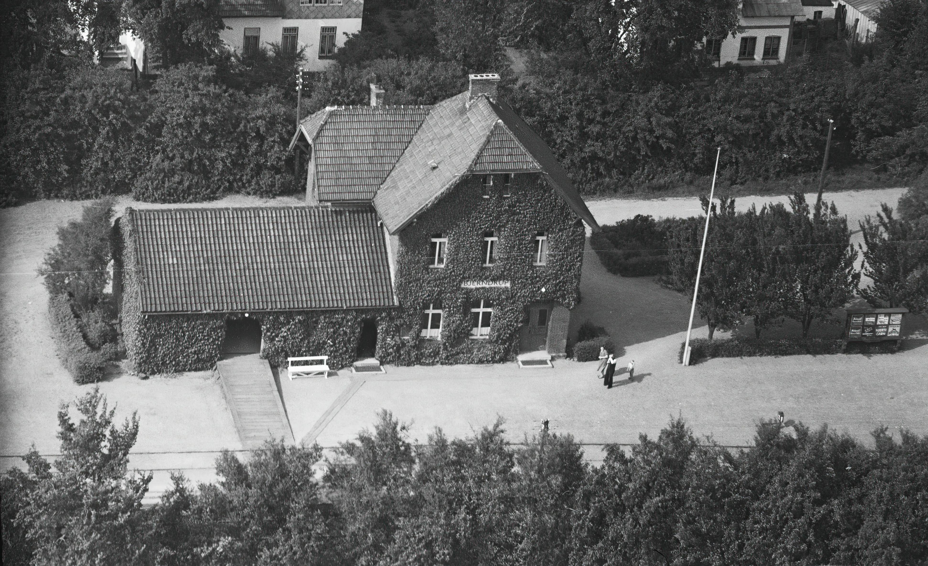 Billede af Bjerndrup Holdeplads med sidespor.