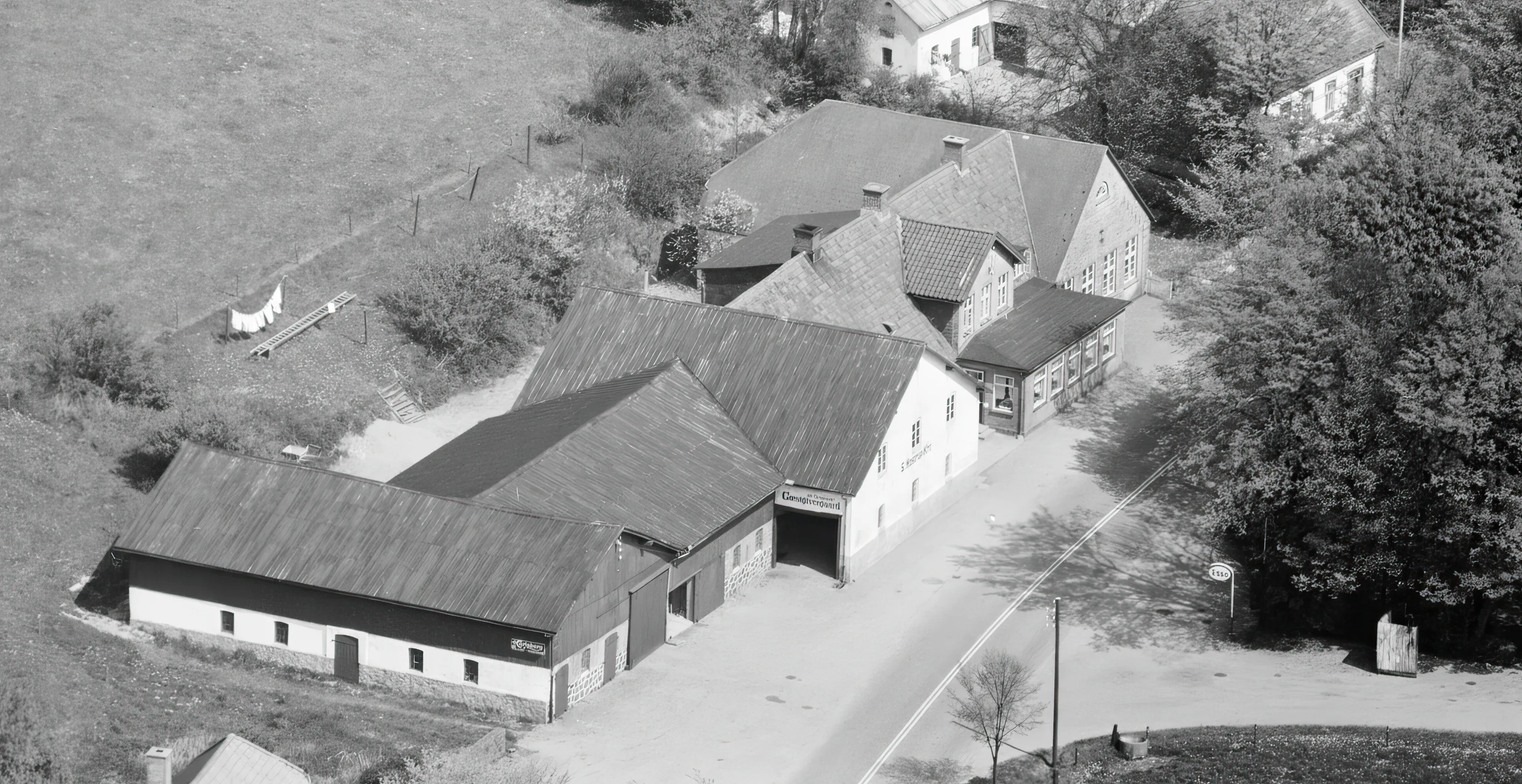 Billede af Sønder Hostrup Stationskro.