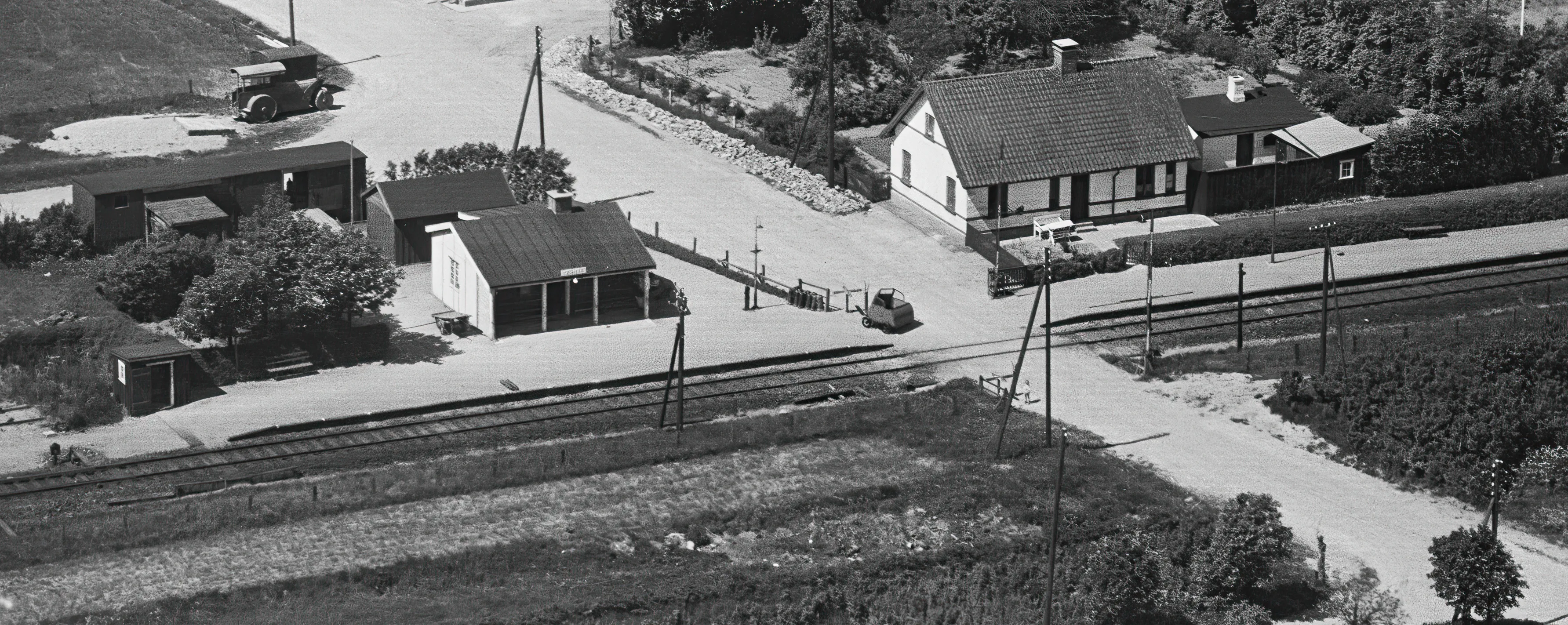 Billede af Hæstrup Station.