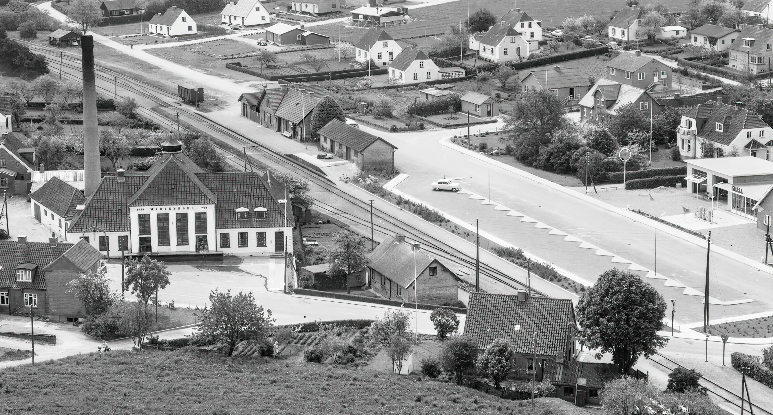 Billede af Bælum Station.