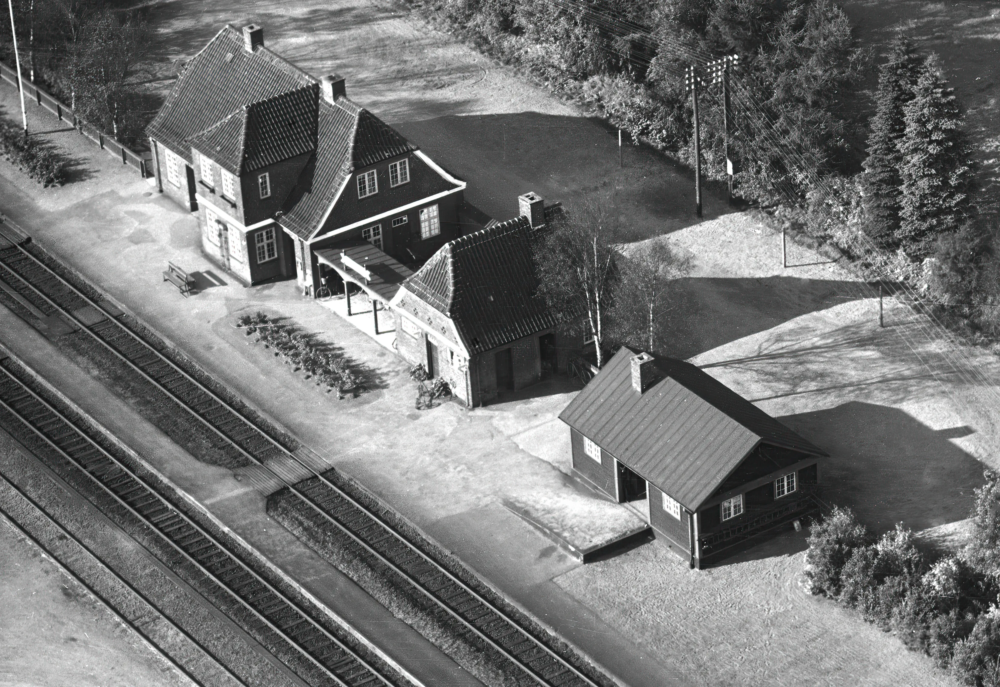 Billede af Ejstrup Station.