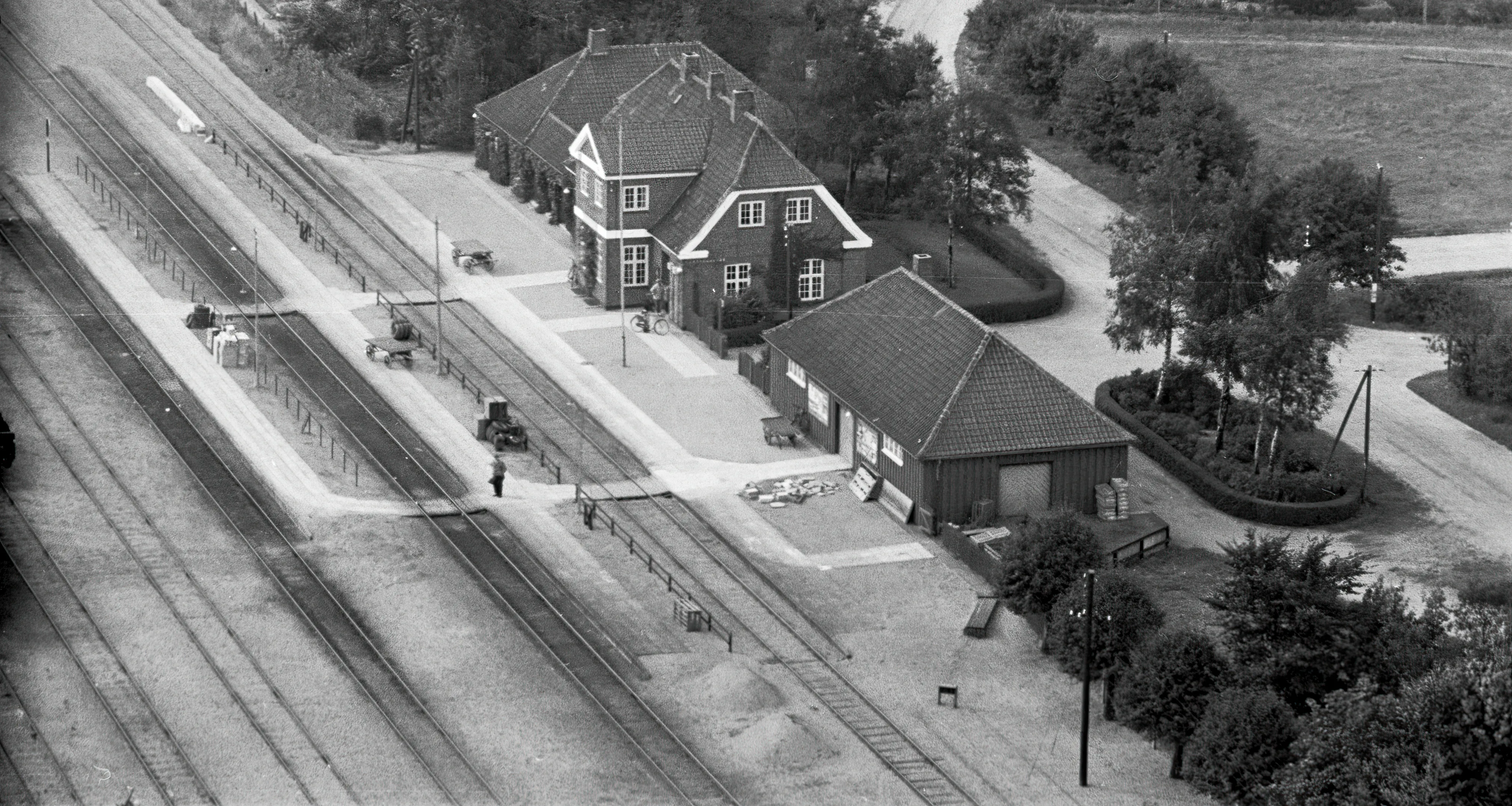 Billede af Ejstrupholm Station.