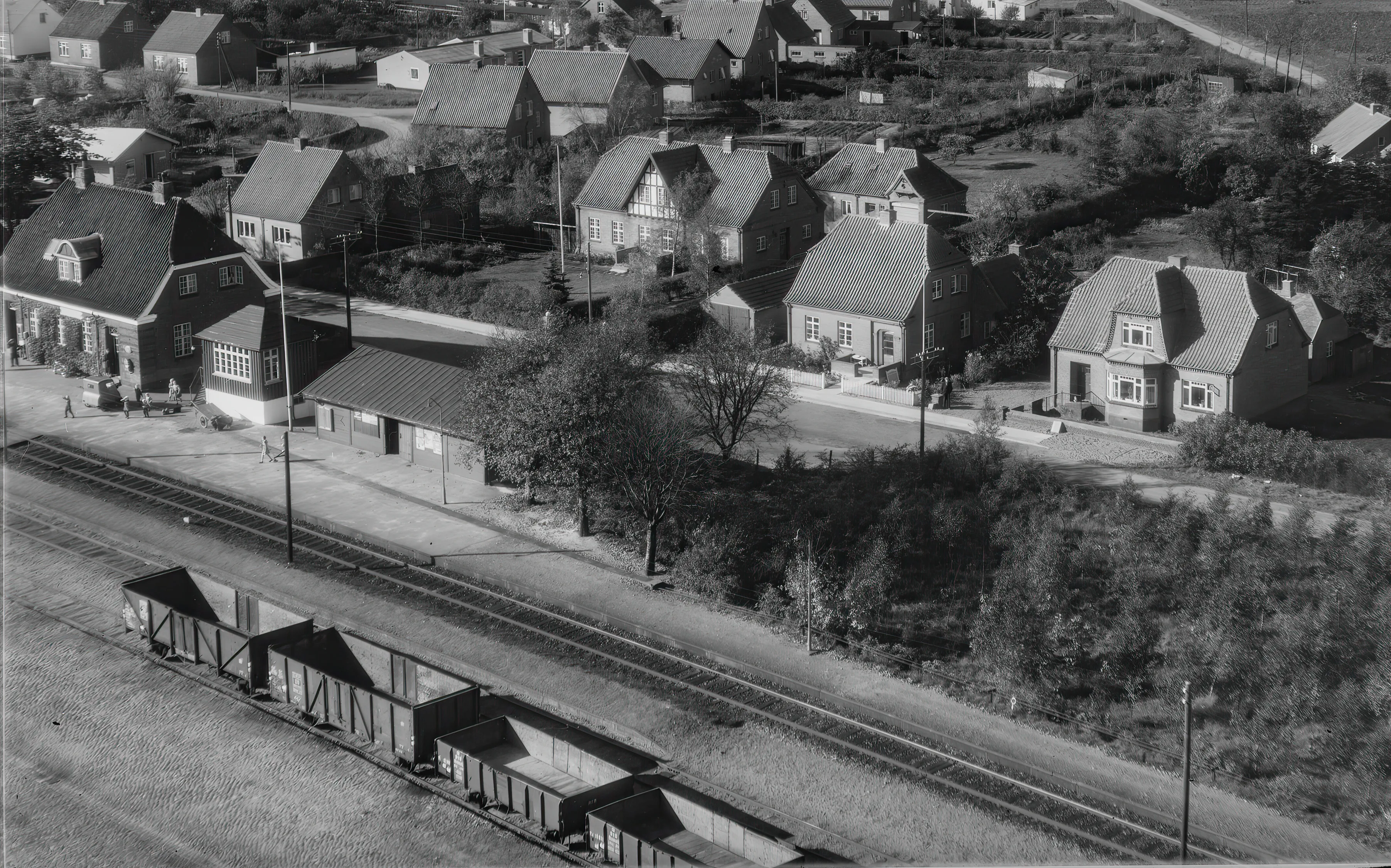 Billede af Engesvang Station.