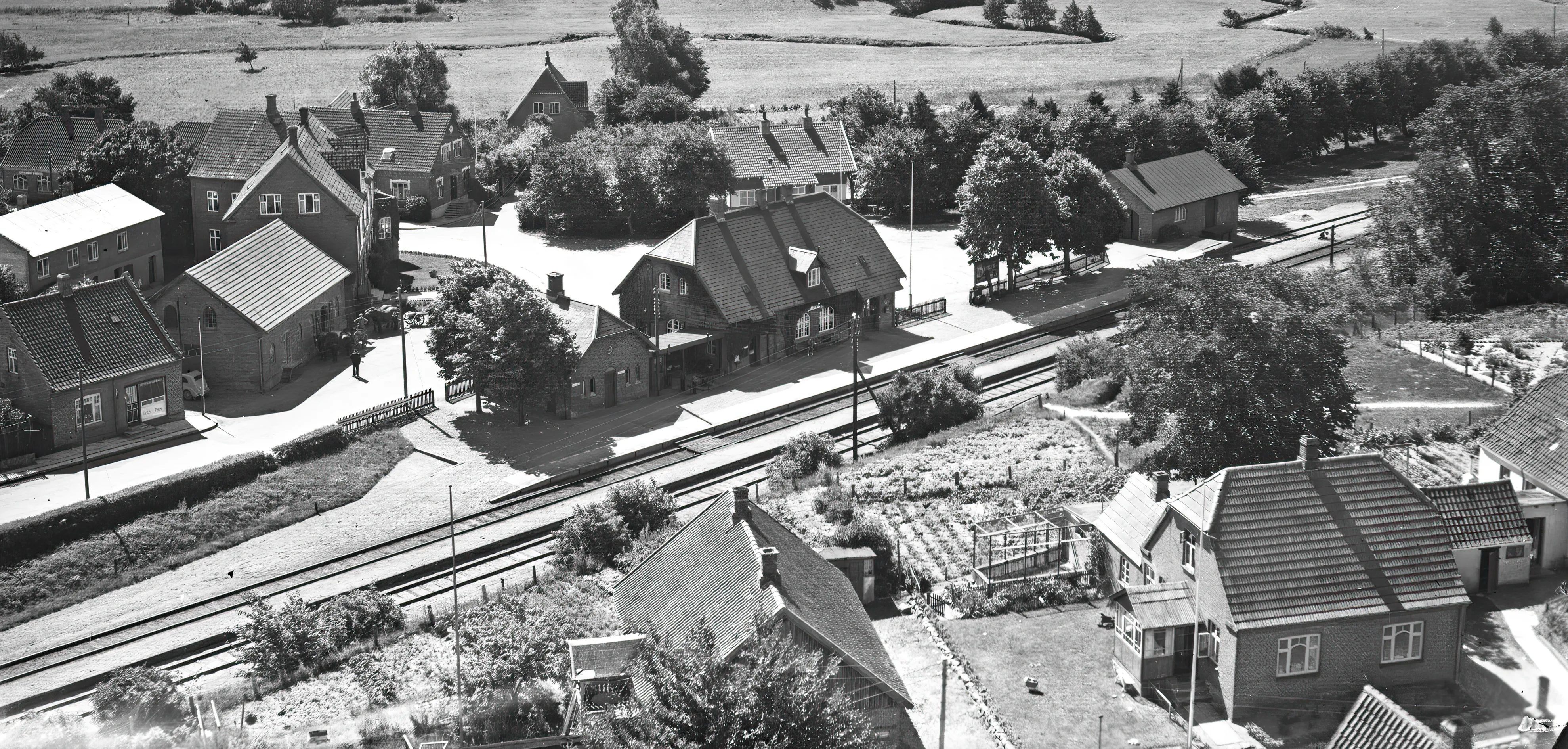 Billede af Gjern Station.