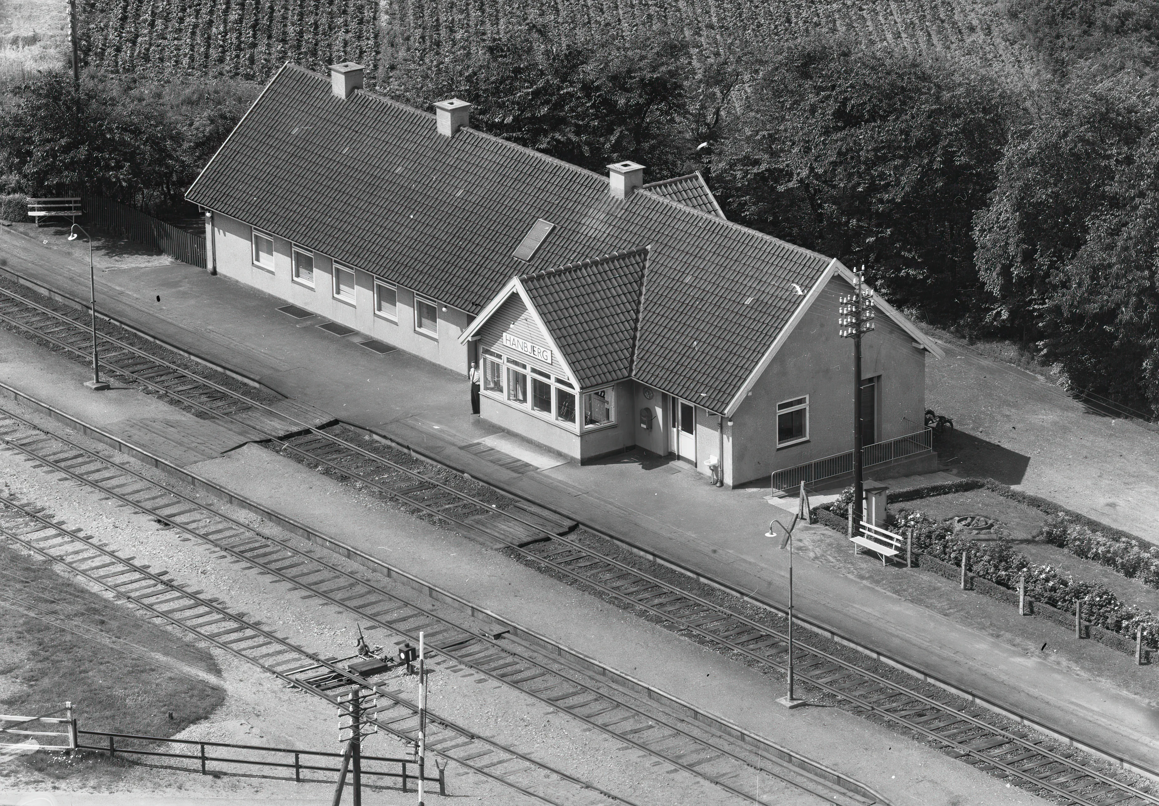Billede af Handbjerg Station.