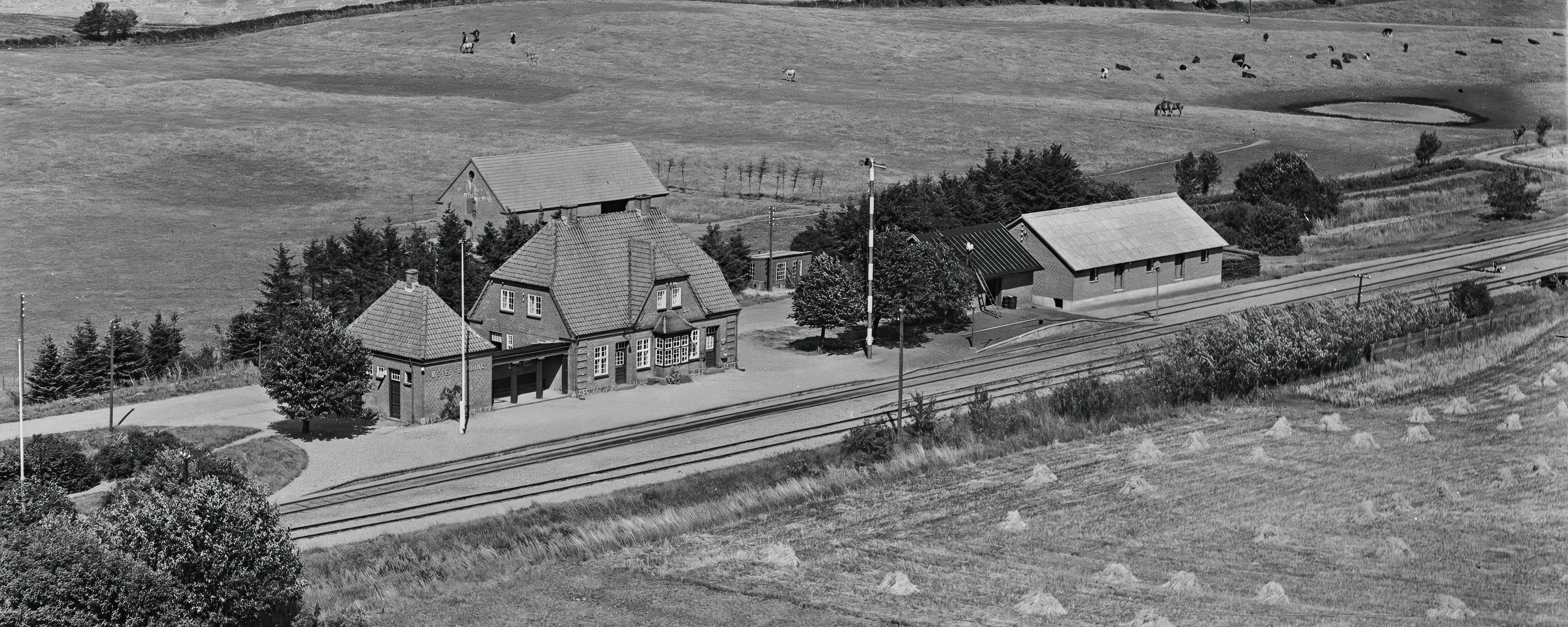 Billede af Øster Bording Station.
