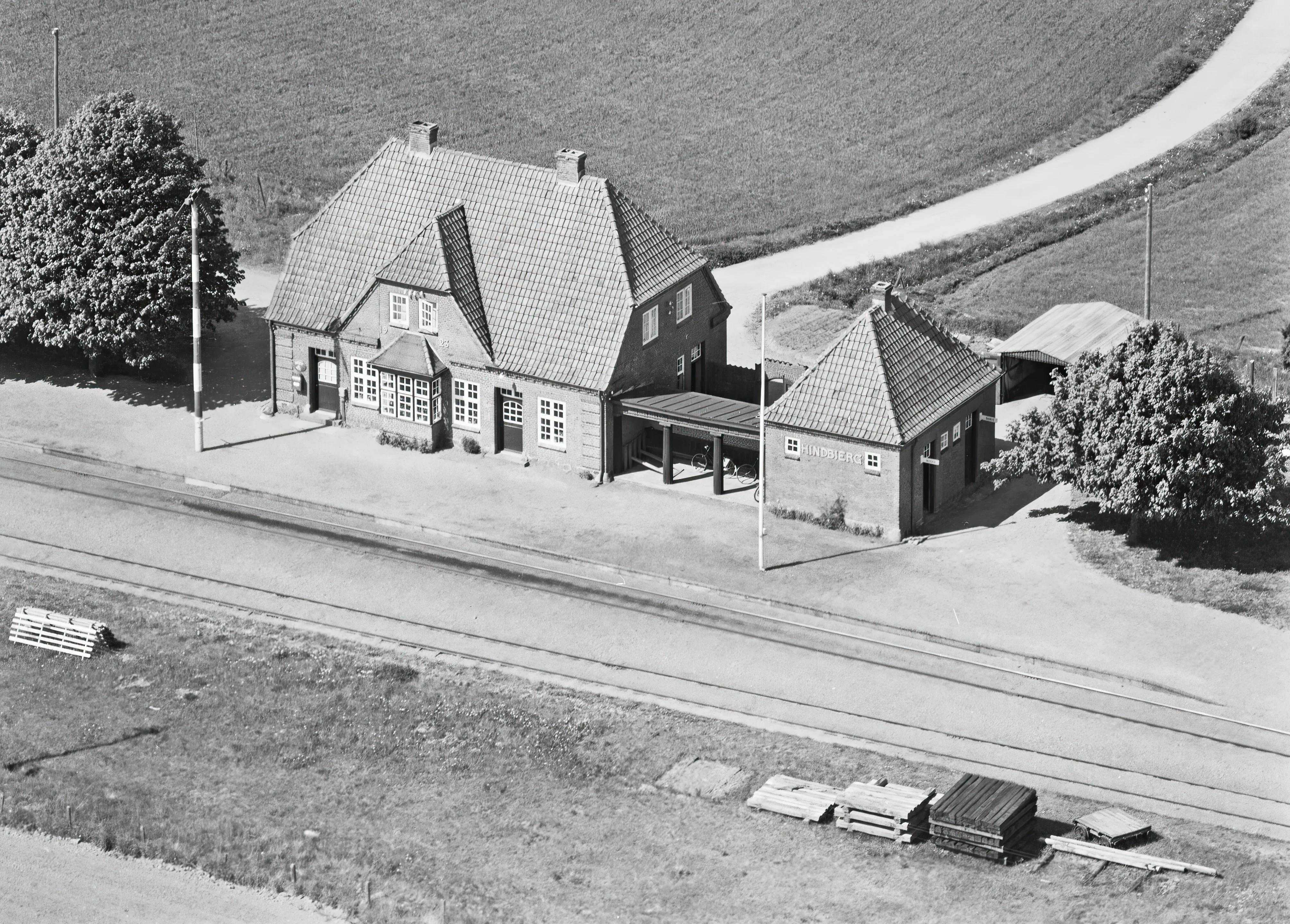 Billede af Hindbjerg Station.