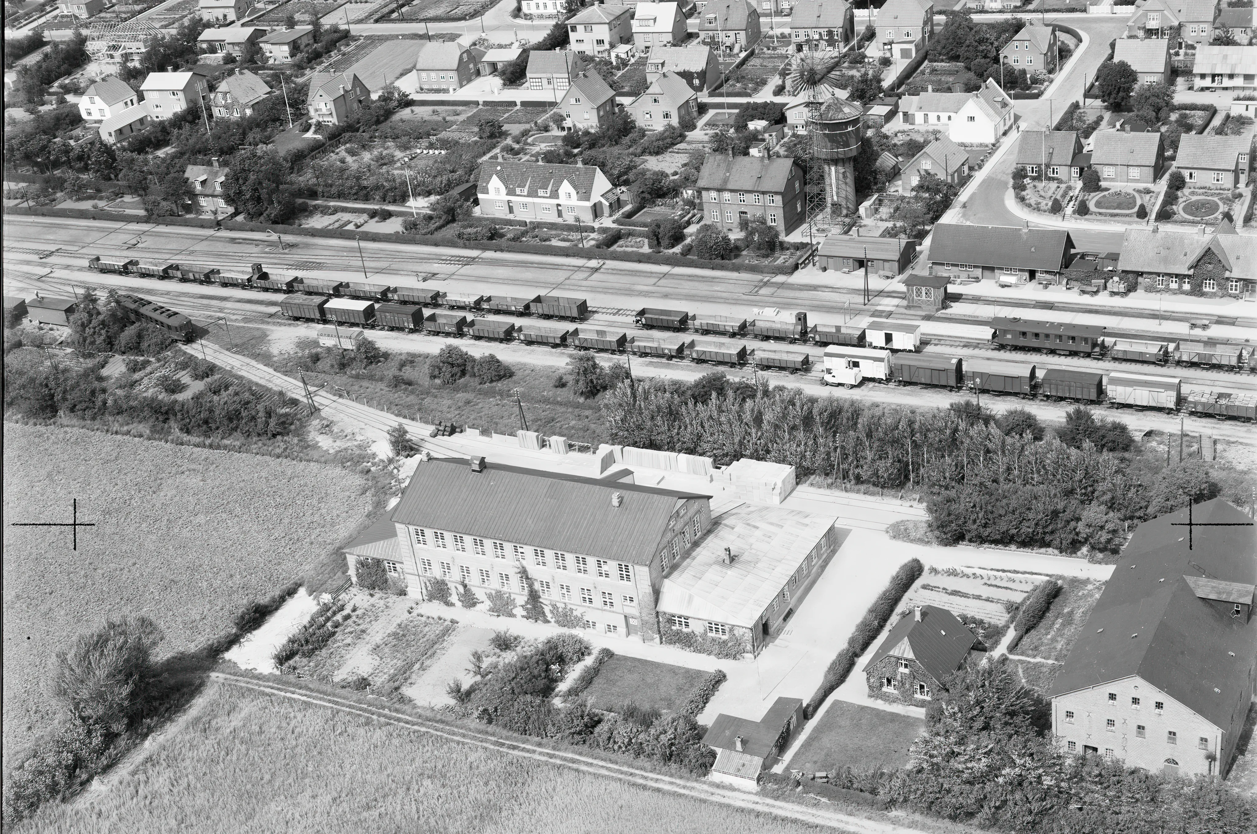 Billede af Ryomgård Station.