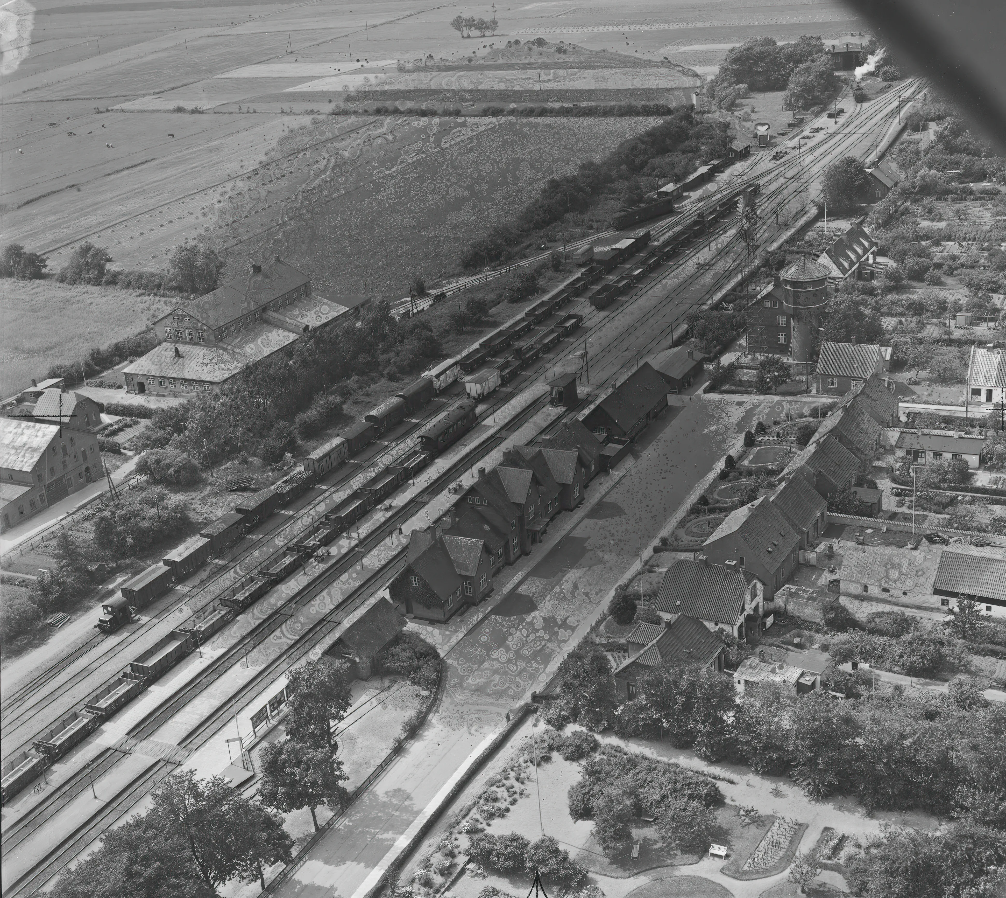 Billede af Ryomgård Station.