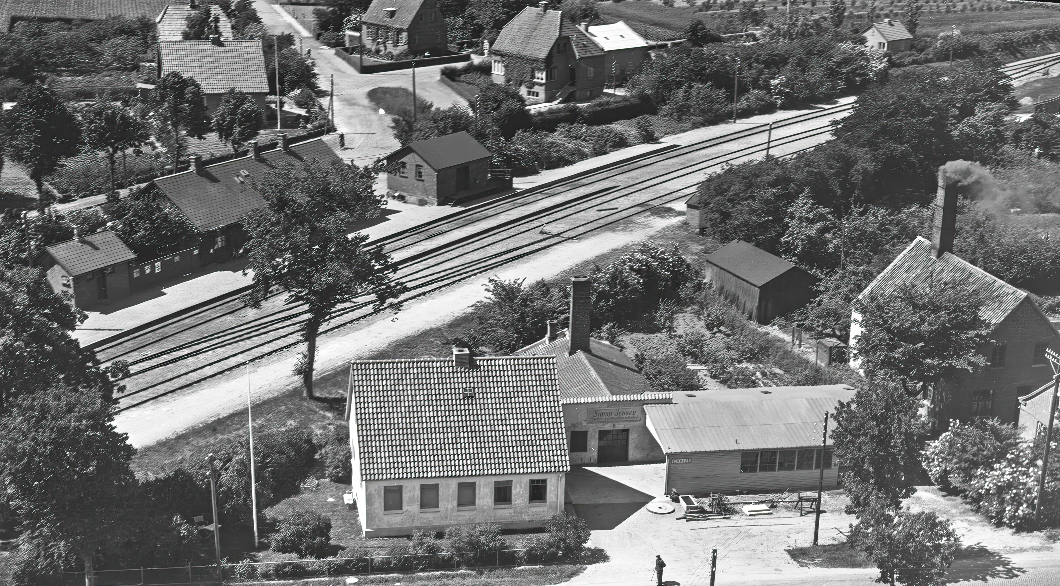 Billede af Tranbjerg Station.