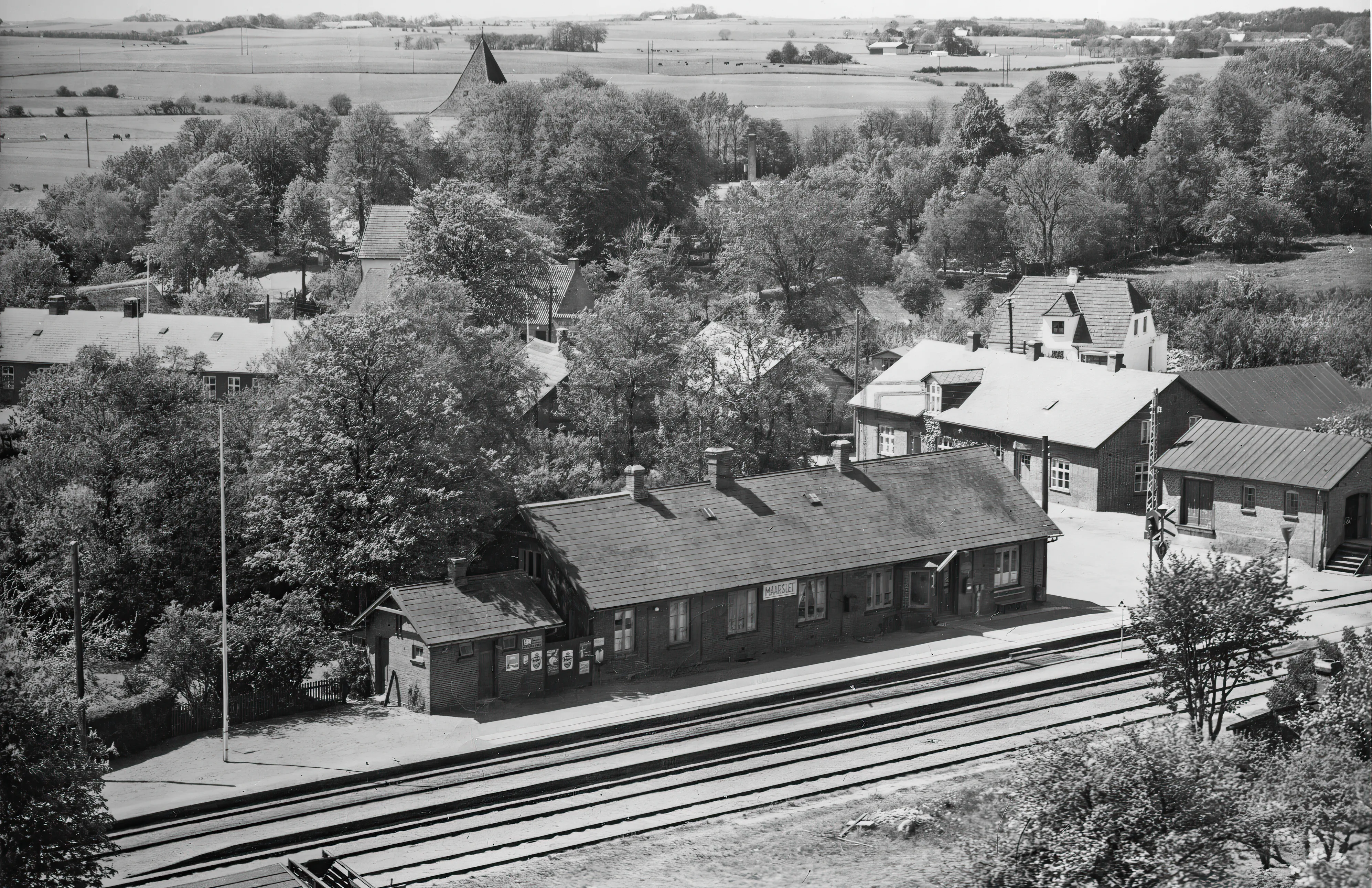 Billede af Mårslet Station.
