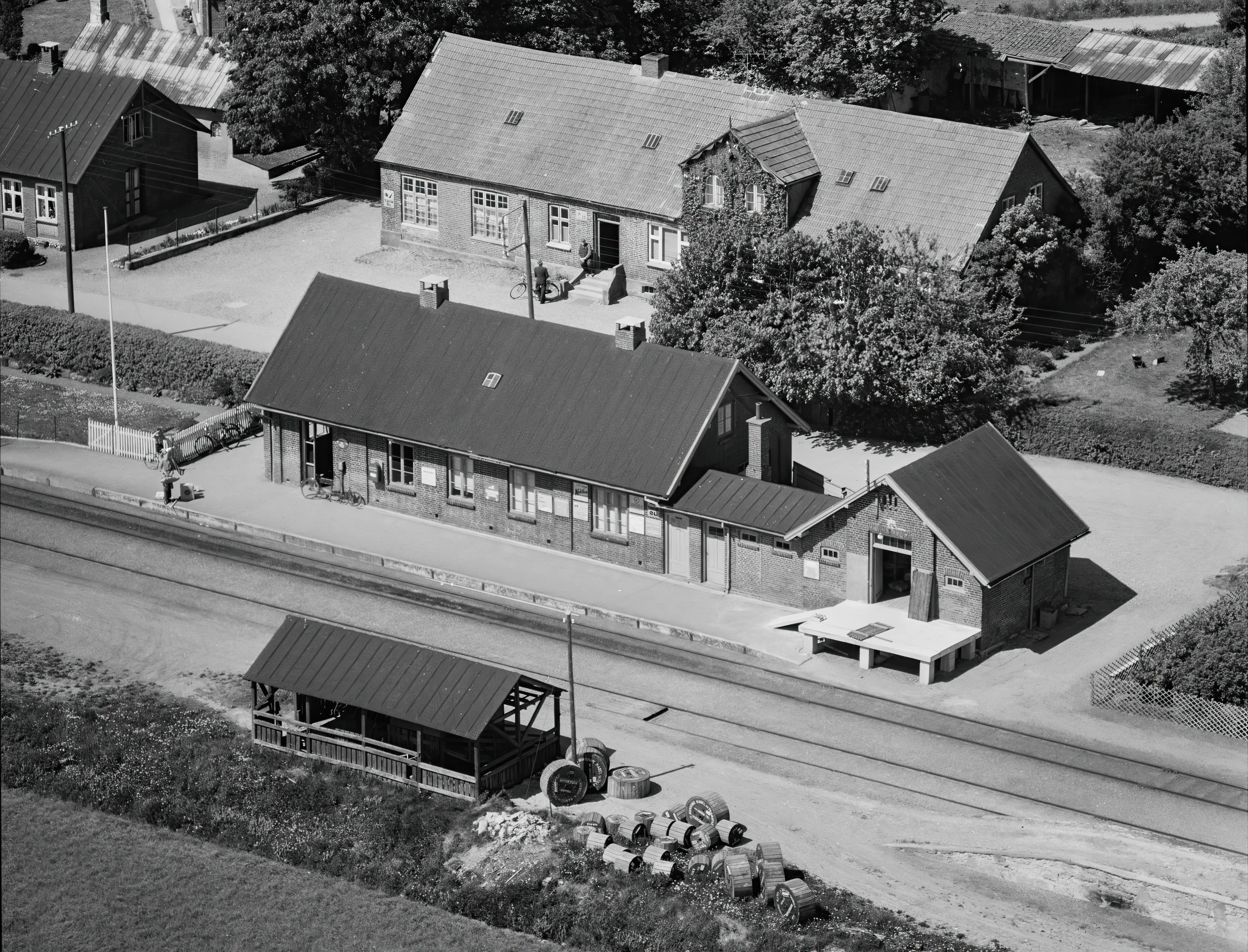 Billede af Spentrup Station.
