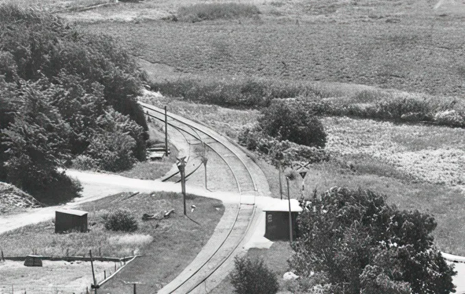Billede af Åmølle Trinbræt med Sidespor.