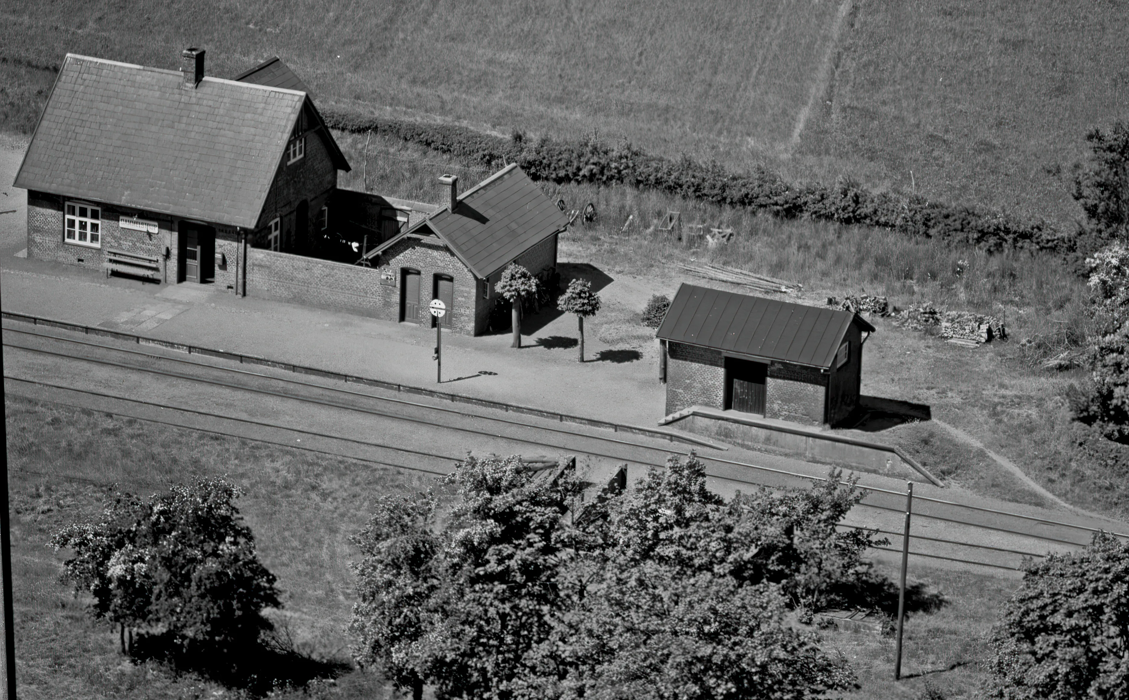 Billede af Gammelstrup Station.