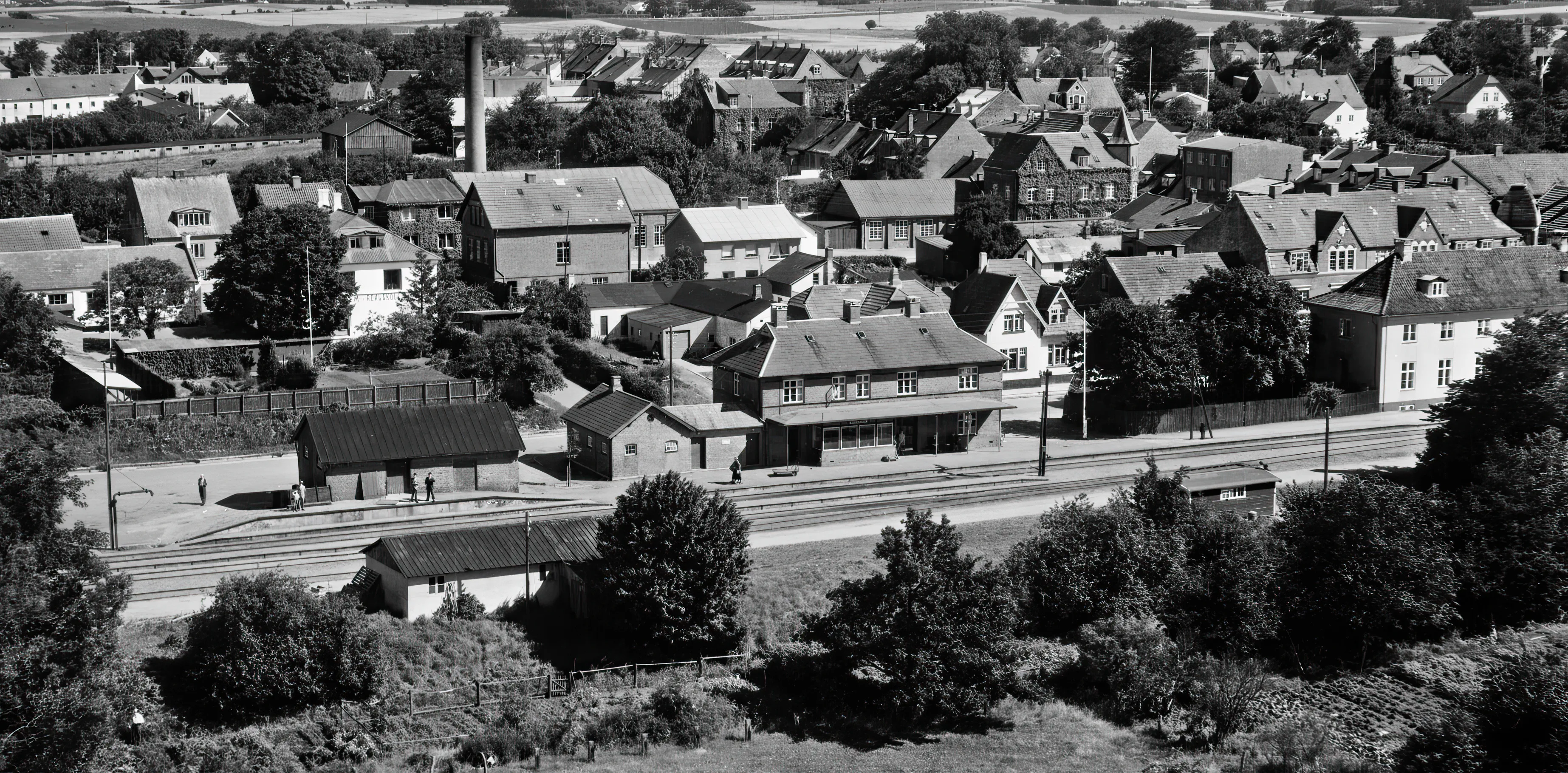 Billede af Brædstrup Station.