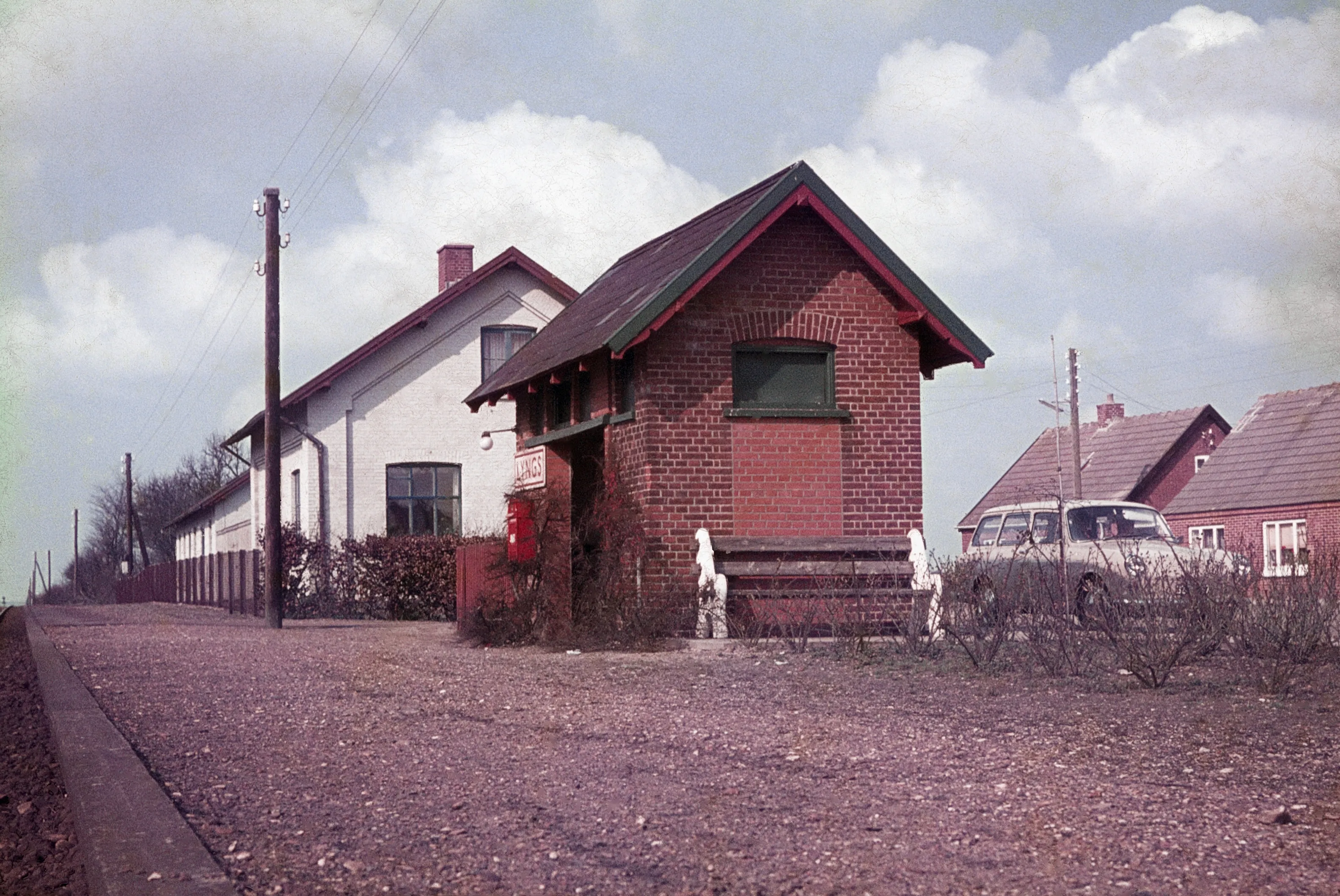 Billede af Lyngs Station.