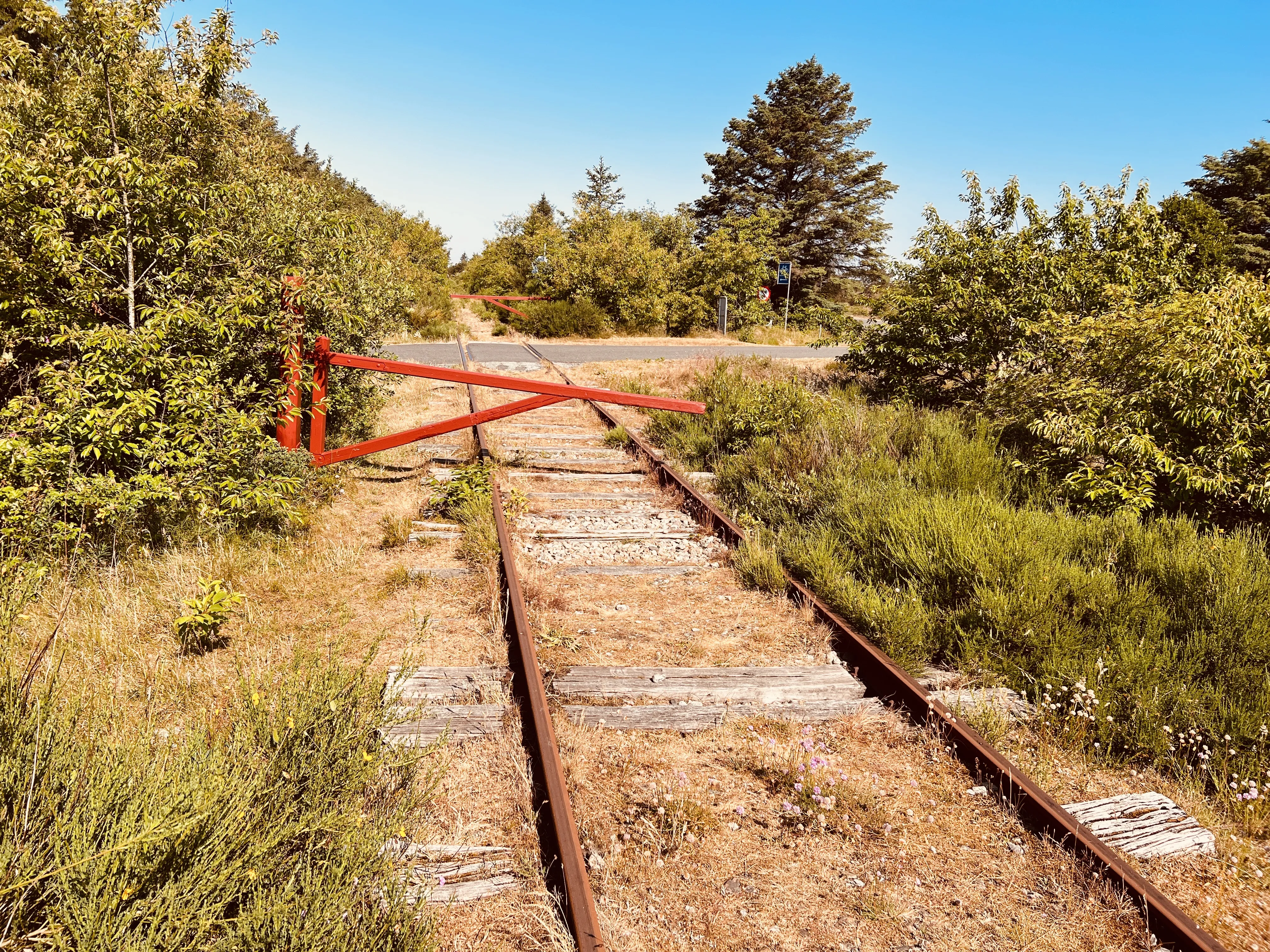 Billede af Kragelund Trinbræt med Sidespor - Trinbræt med Sidespor er nedrevet, men Kragelund Trinbræt med Sidespor har ligget her.
