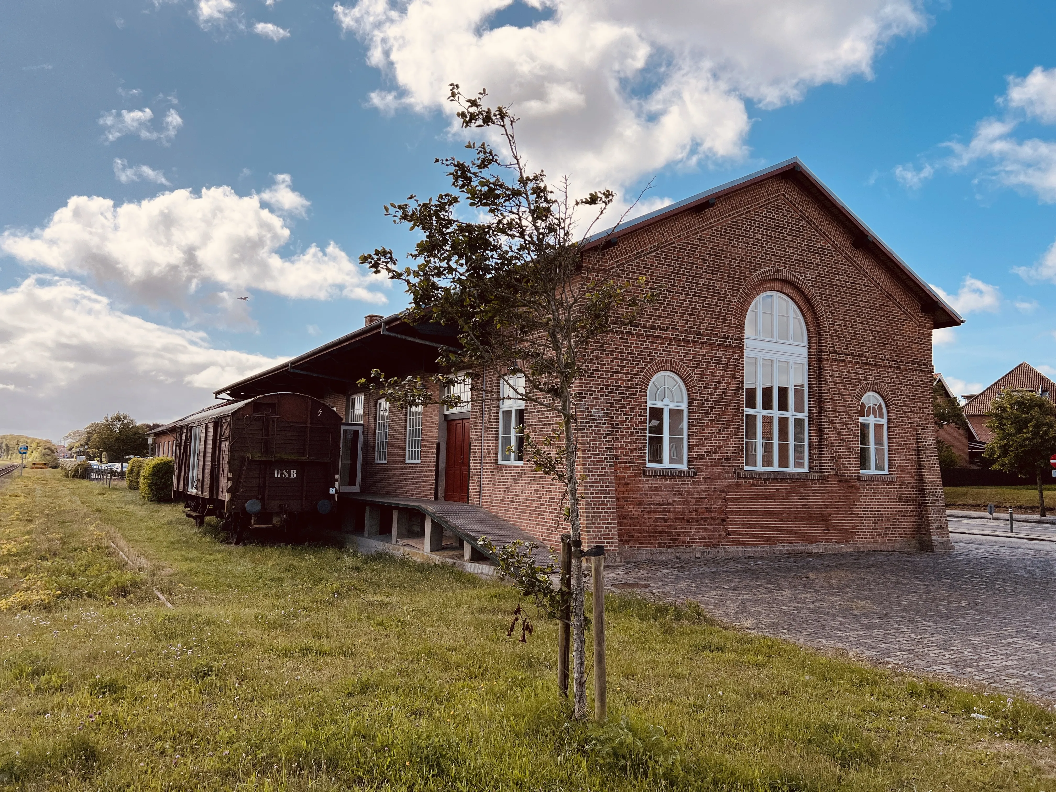 Billede af Ringkøbing Stations varehus.