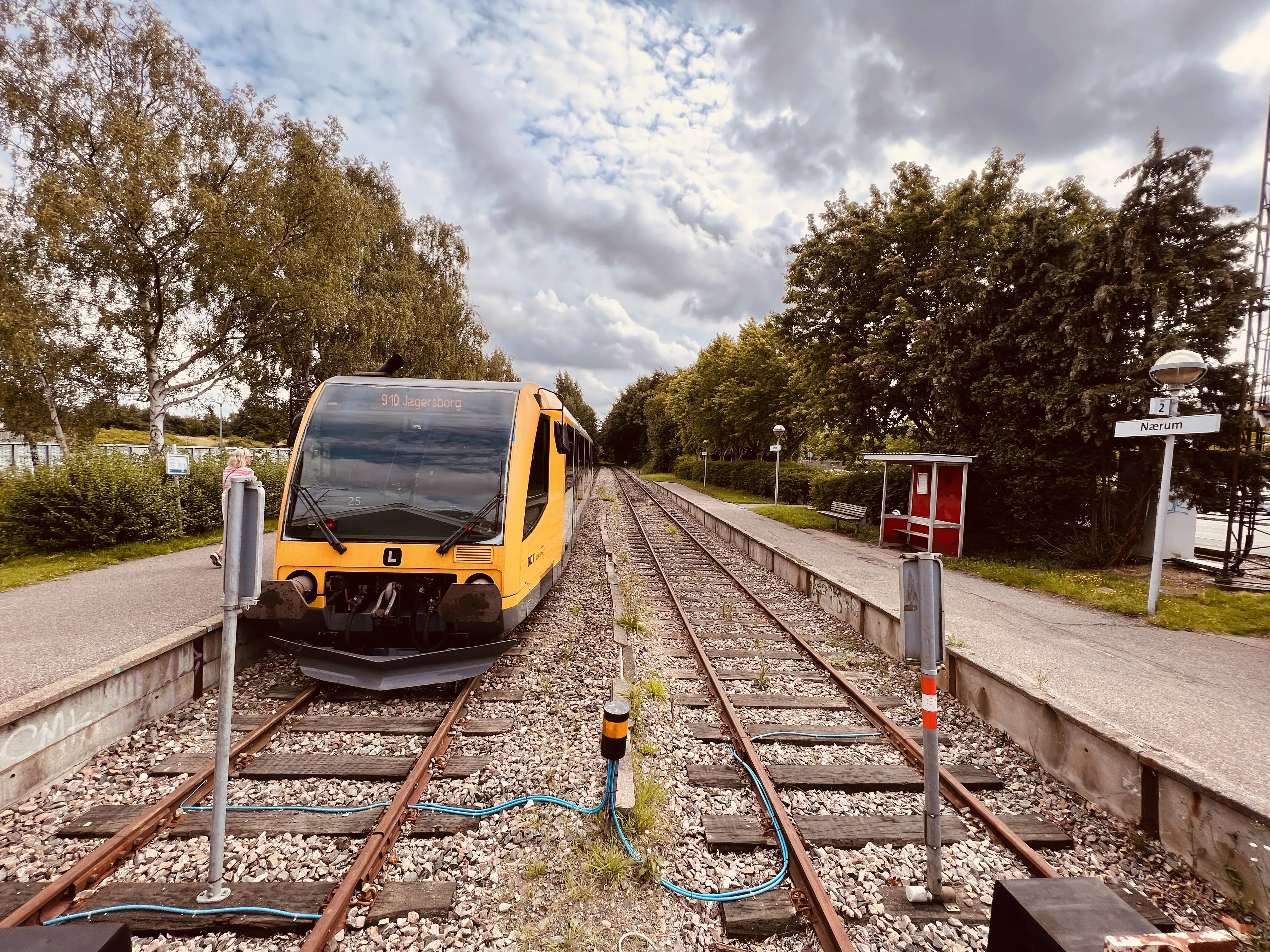 Billede af Nærum Station.