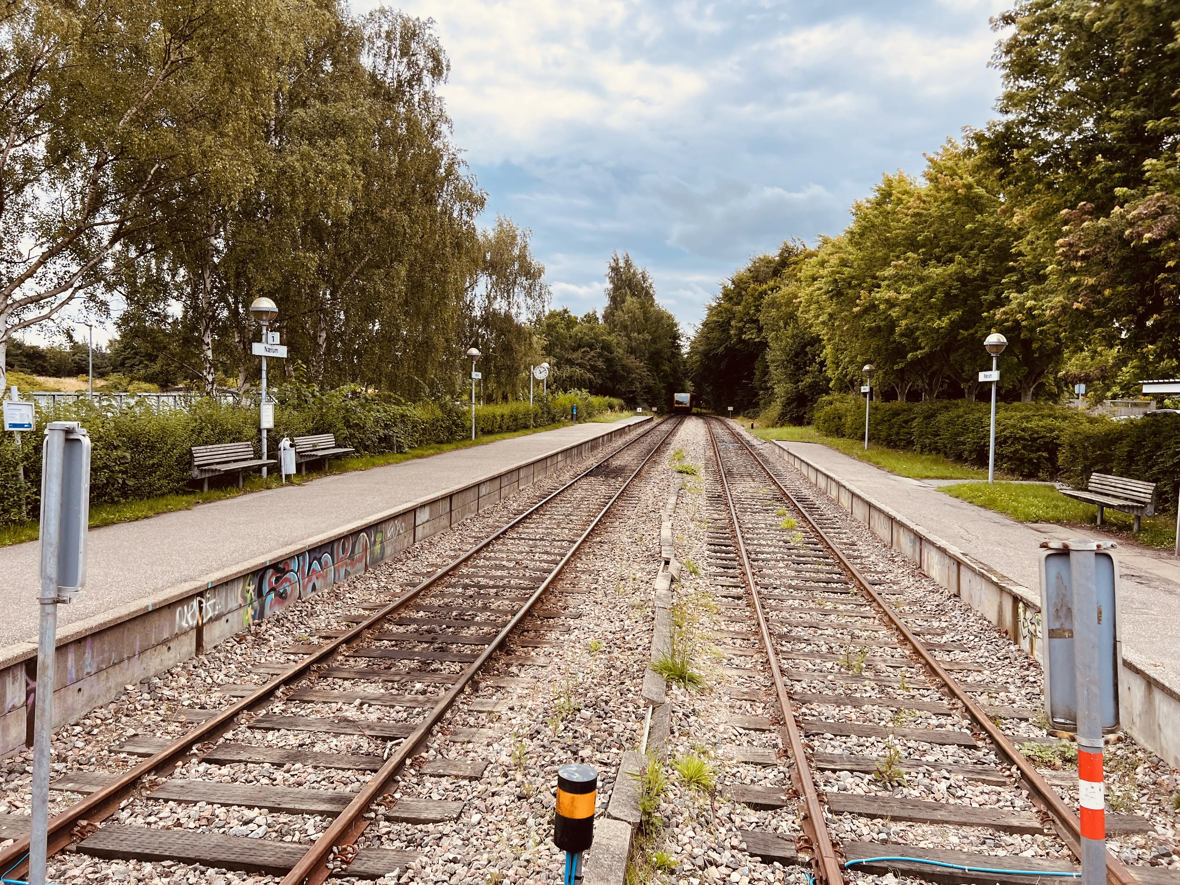 Billede af Nærum Station.