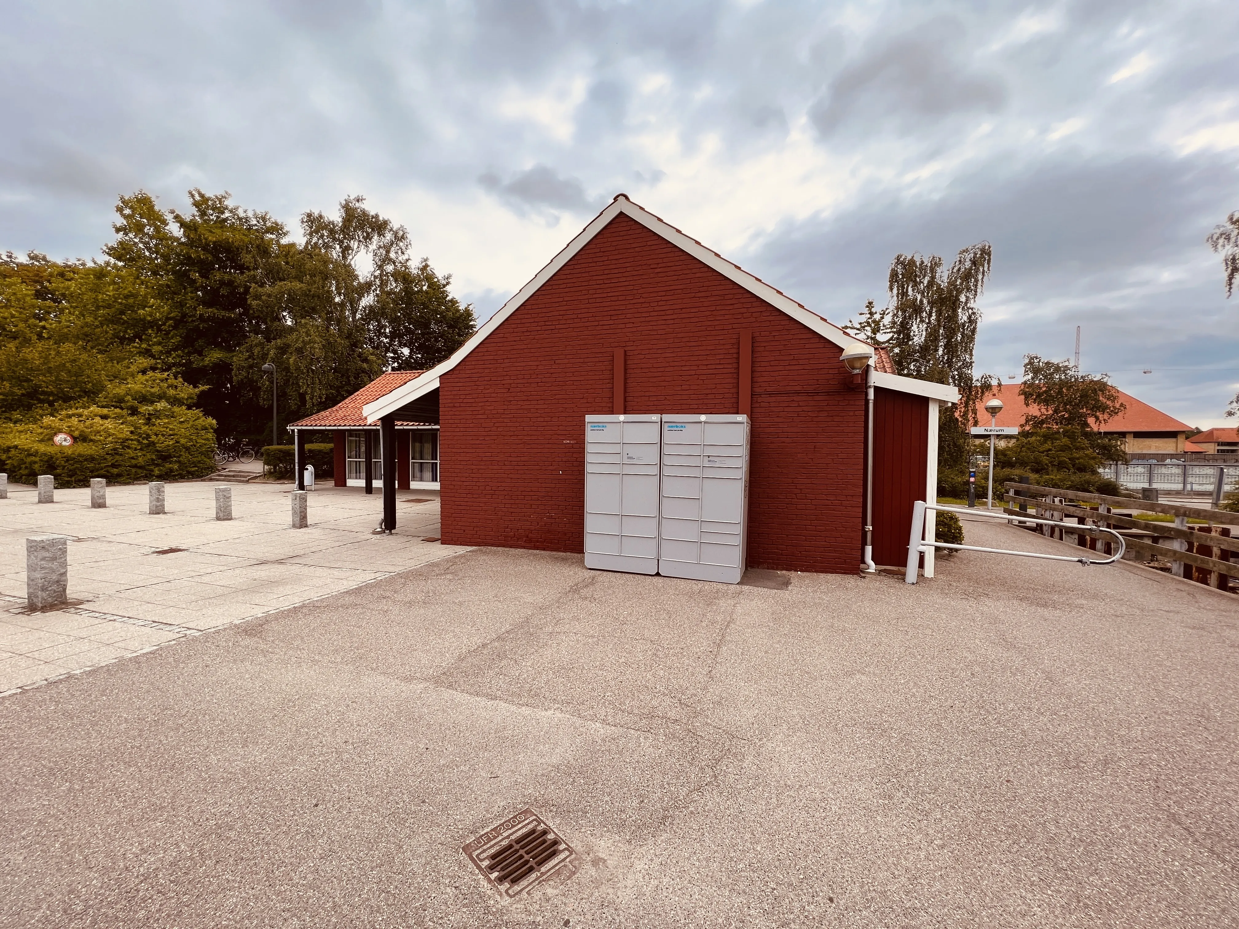 Billede af Nærum Station.