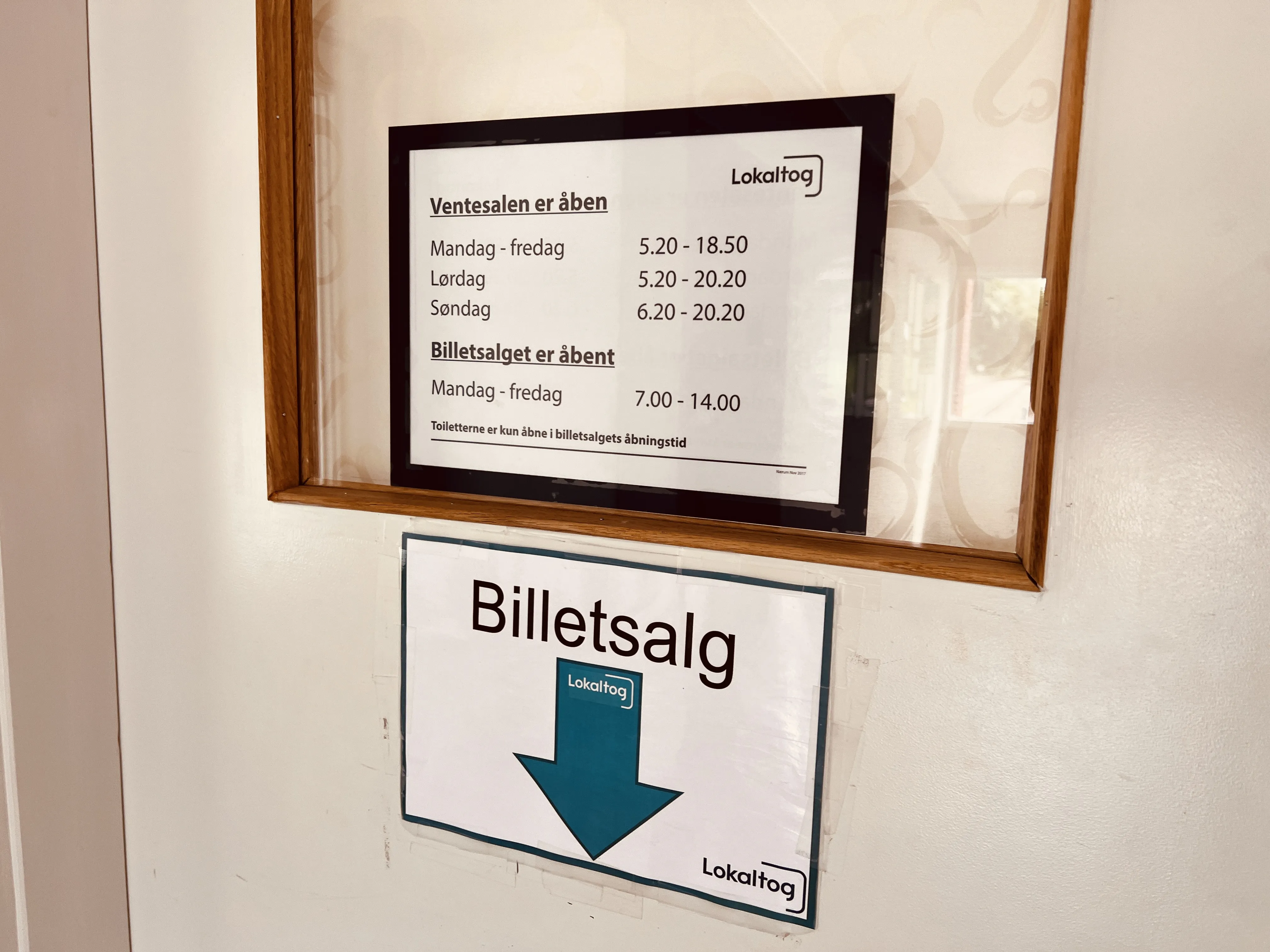 Billede af Nærum Station.