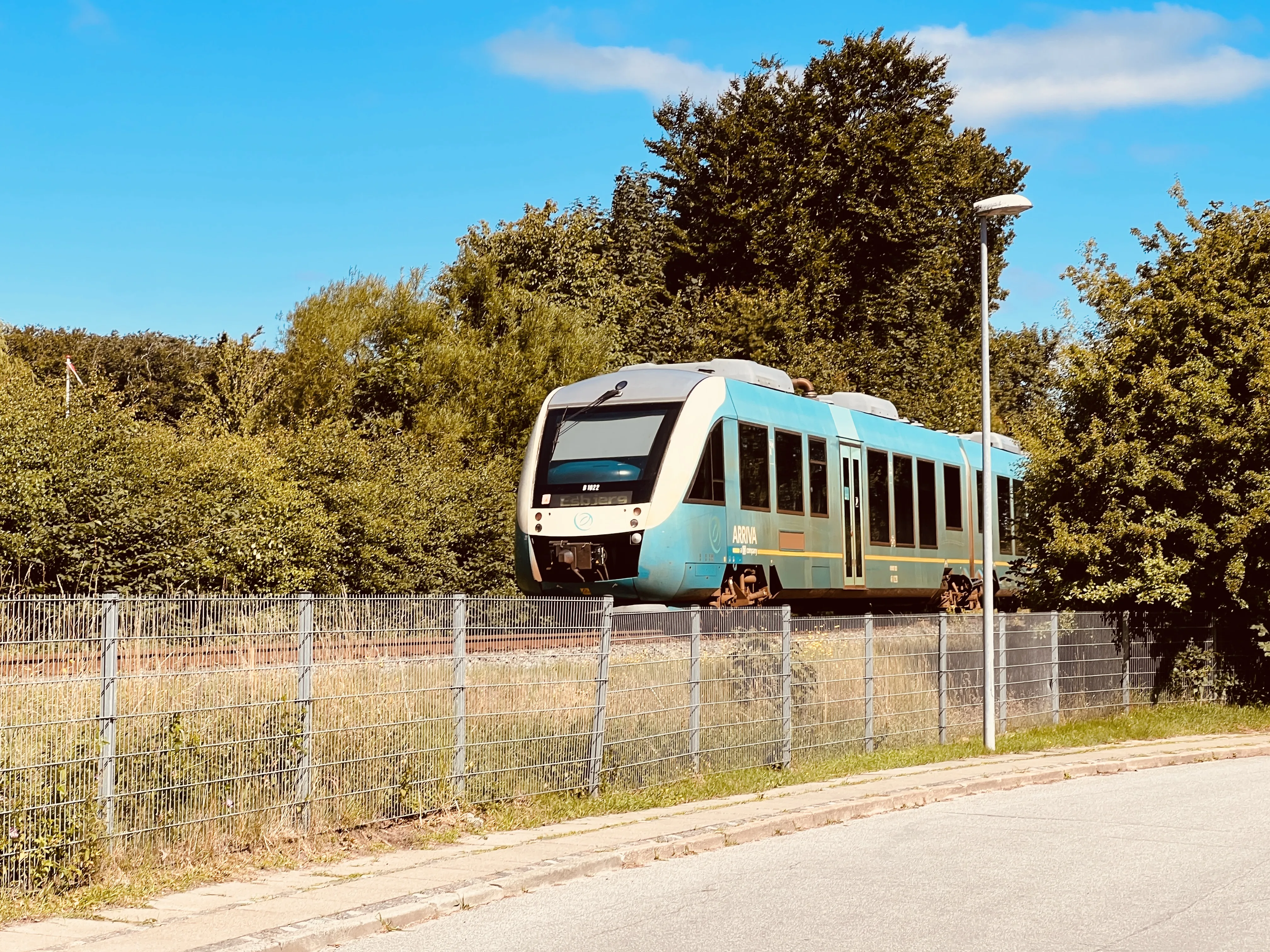 Billede af ARRIVA AR 1022 fotograferet ud for Ribe Nørremark Trinbræt.