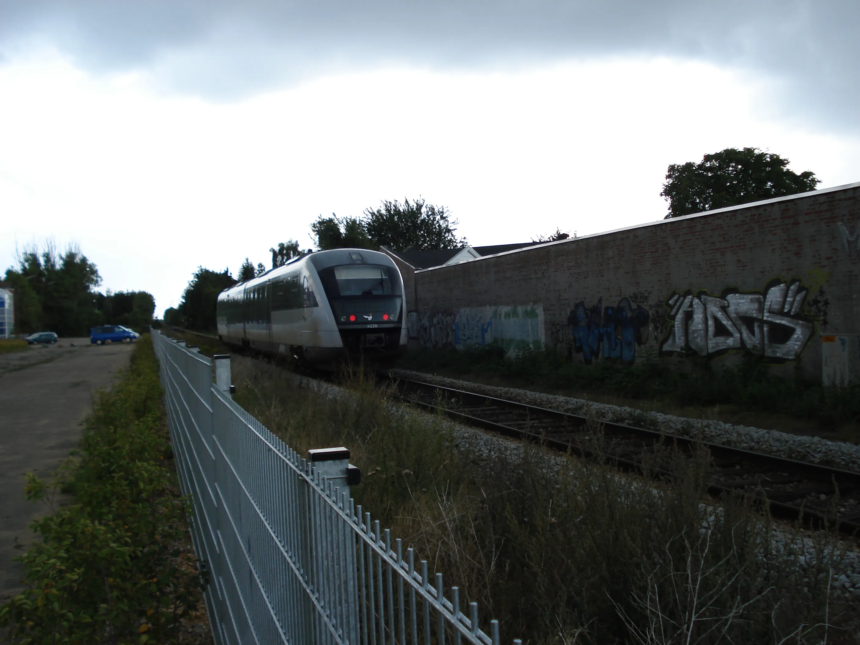 Billede af DSB MQ 4120-4920 fotograferet ud for Hjallese Trinbræt.