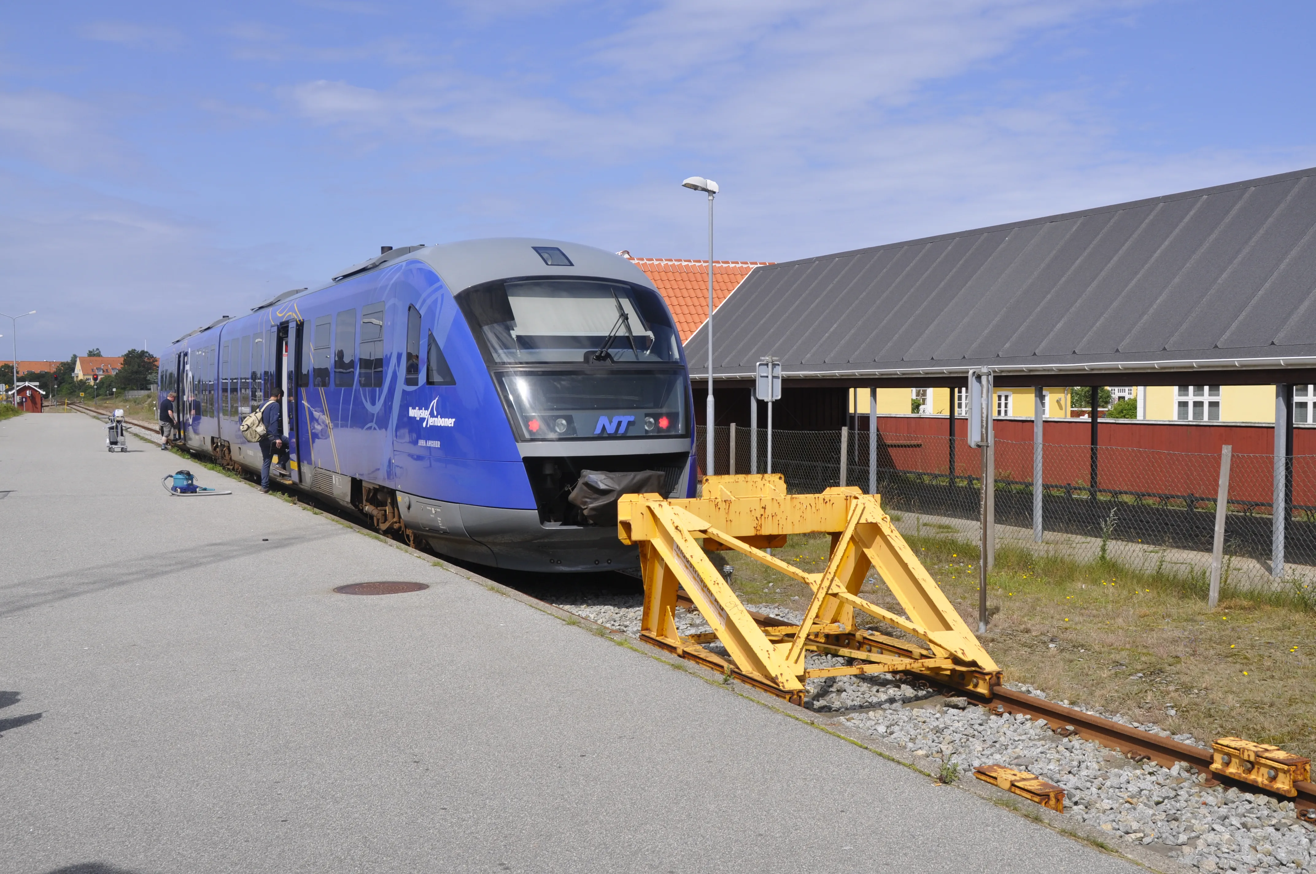 Billede af NJJ DM 503 fotograferet ud for Skagen Station.