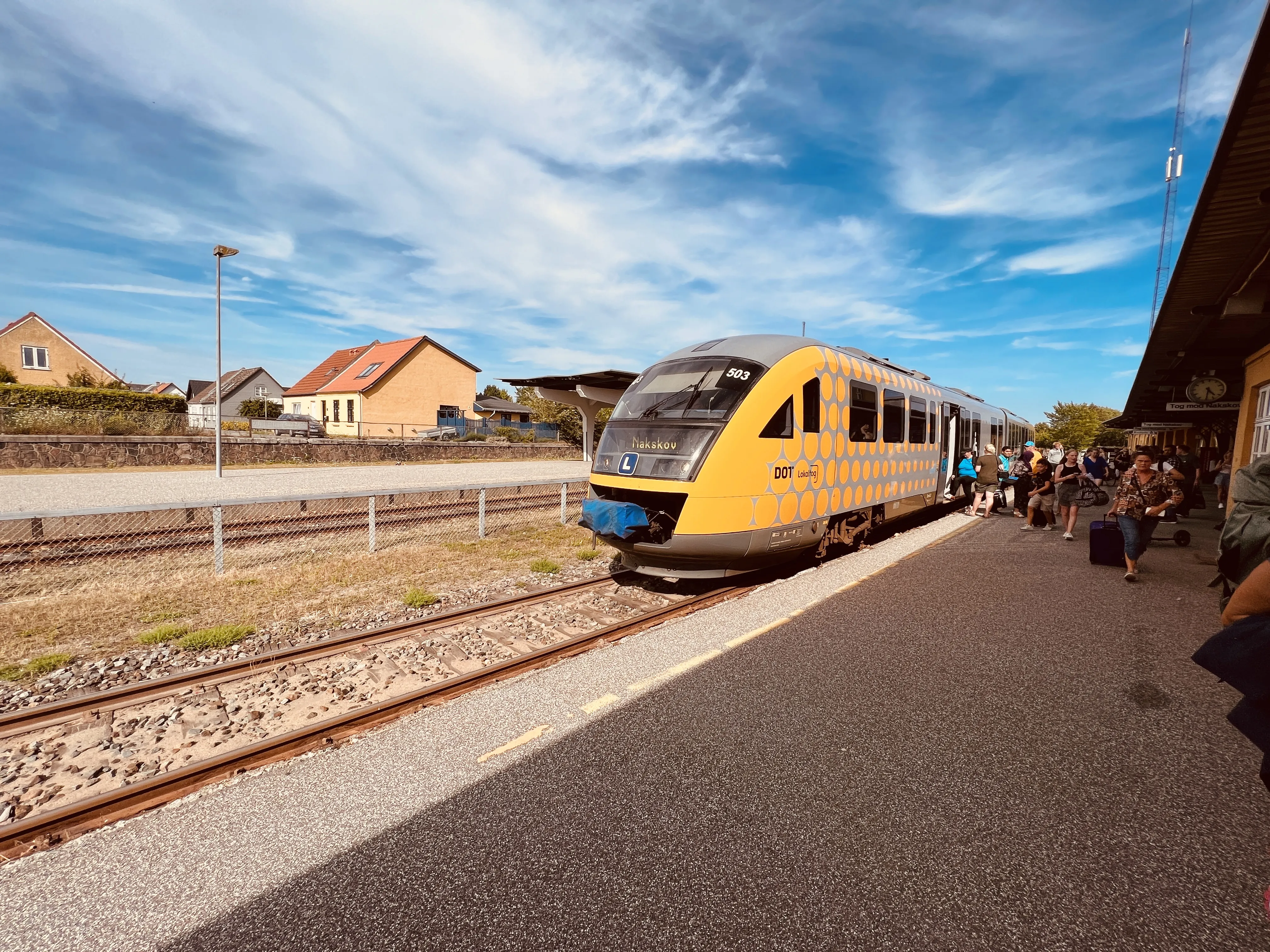 Billede af LT DM 503, tidligere NJJ DM 503 fotograferet ud for Maribo Station.