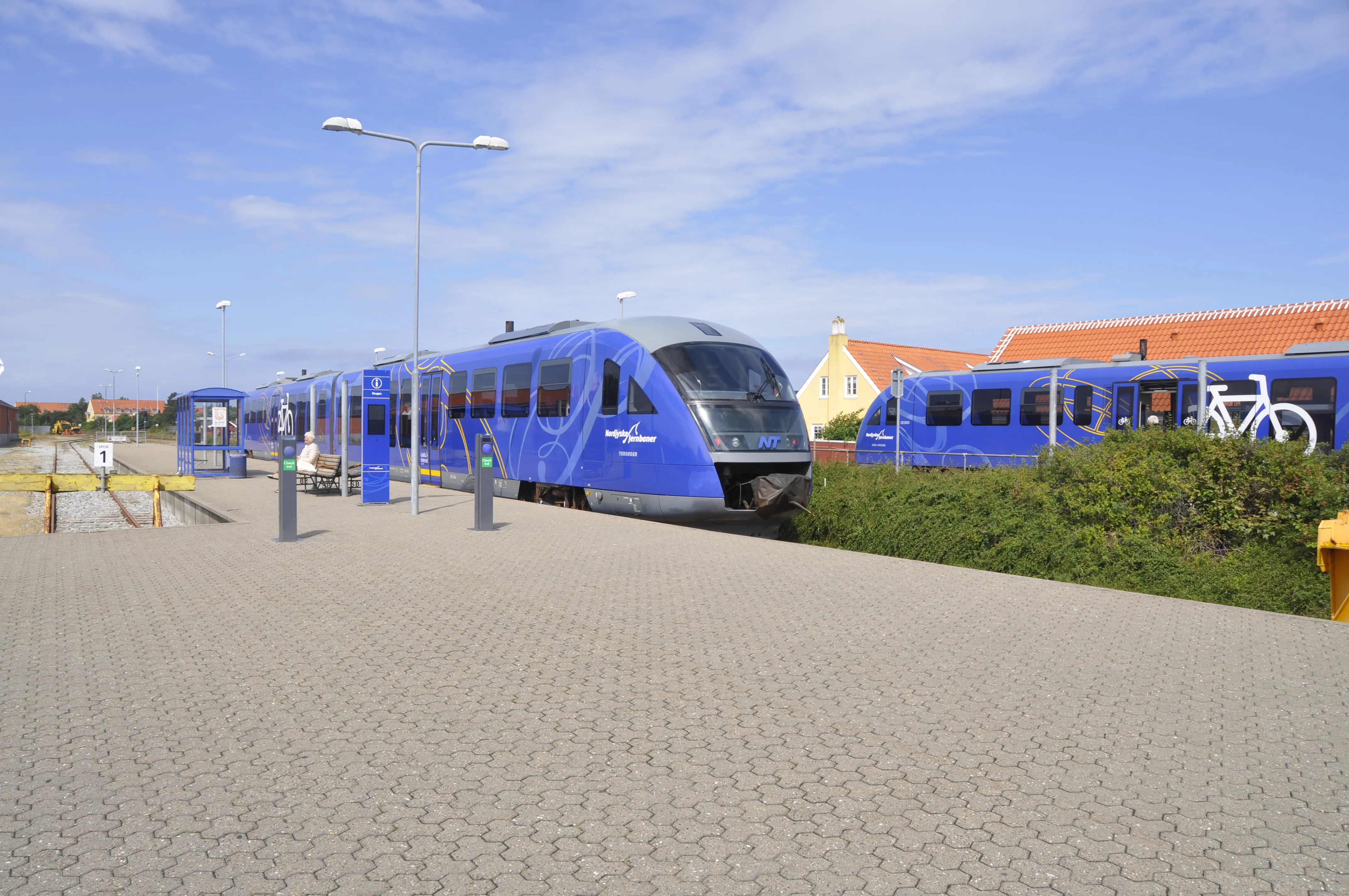 Billede af NJJ DM 504 fotograferet ud for Skagen Station.