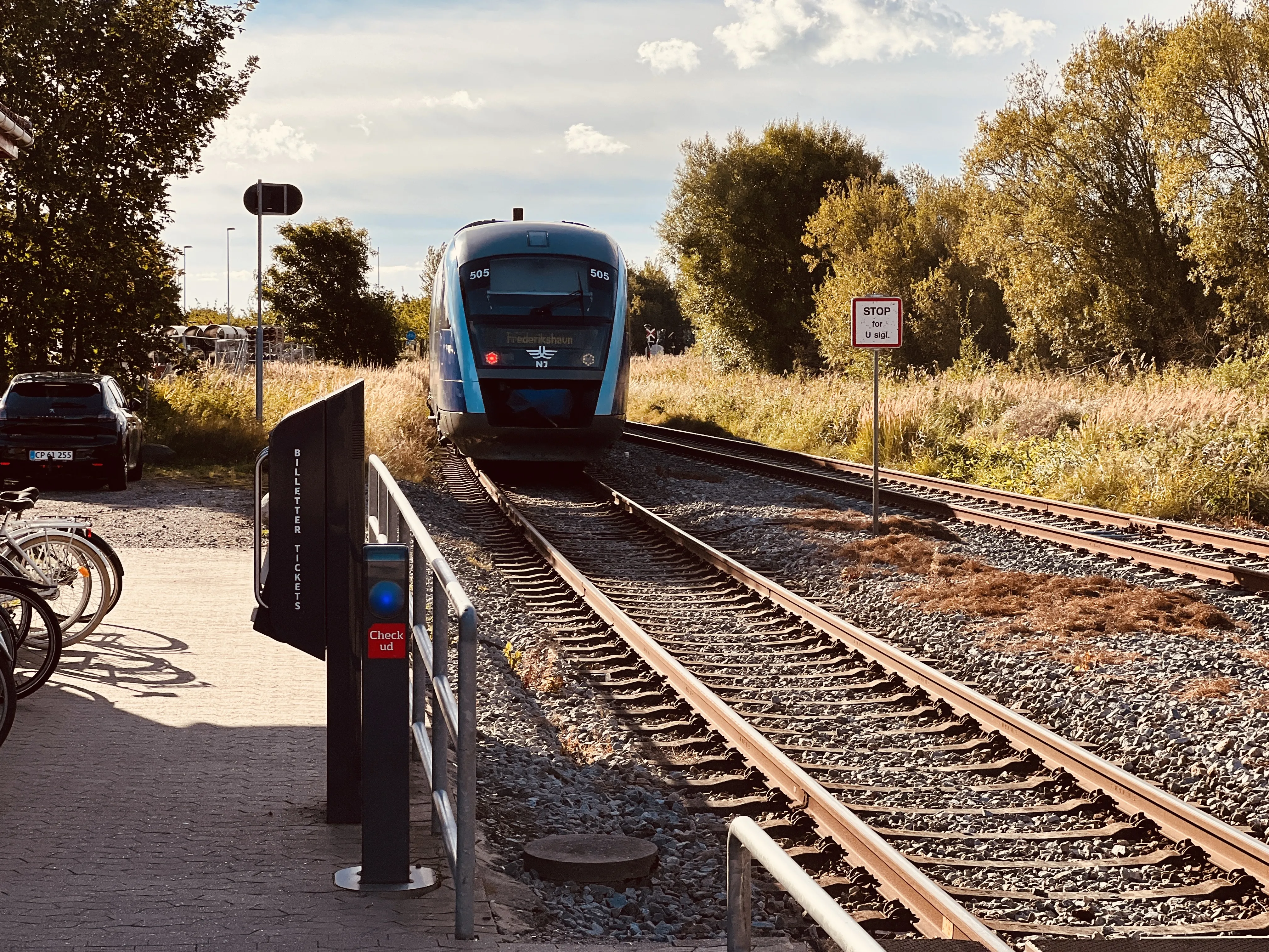 Billede af NJJ DM 505 fotograferet ud for Strandby Trinbræt.