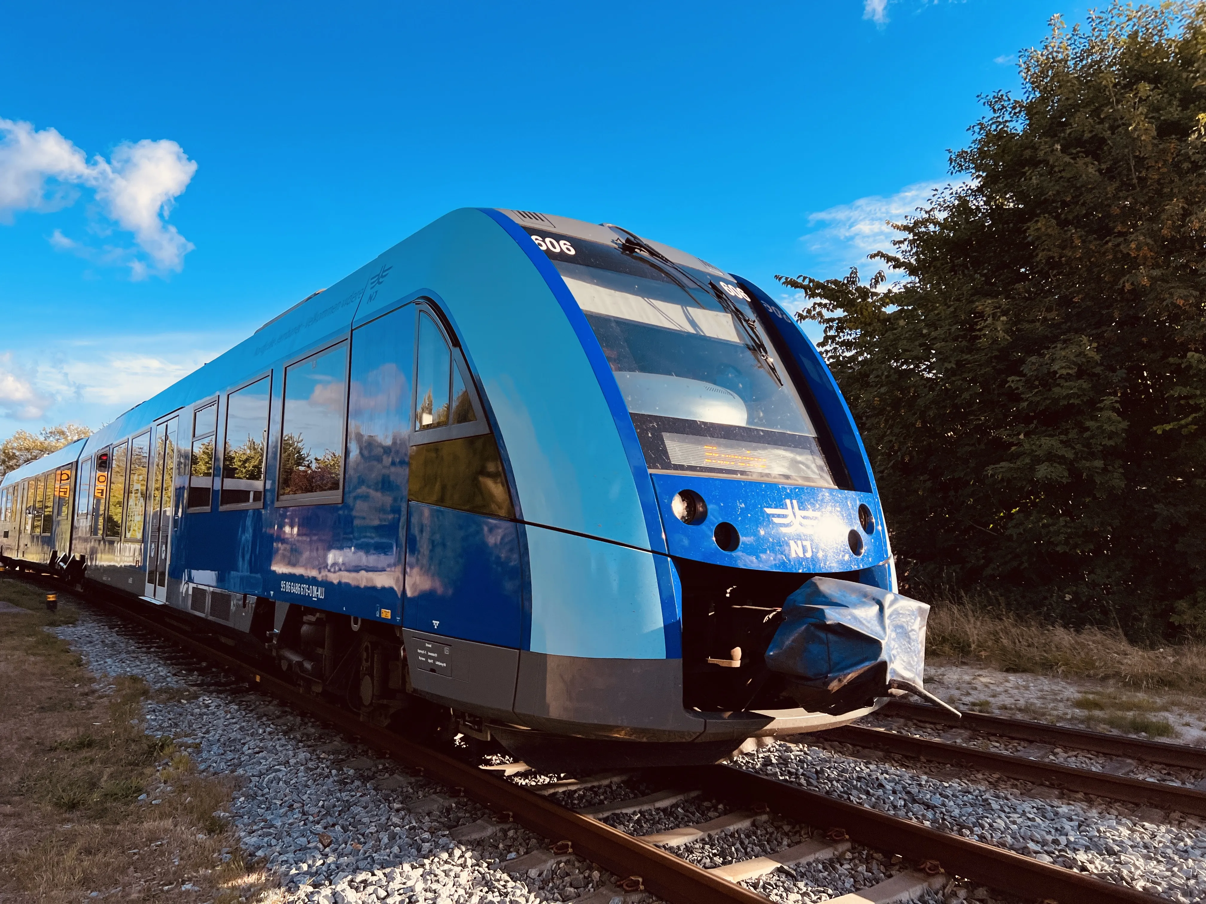 Billede af NJJ LM 606 fotograferet ud for Jerup Trinbræt.