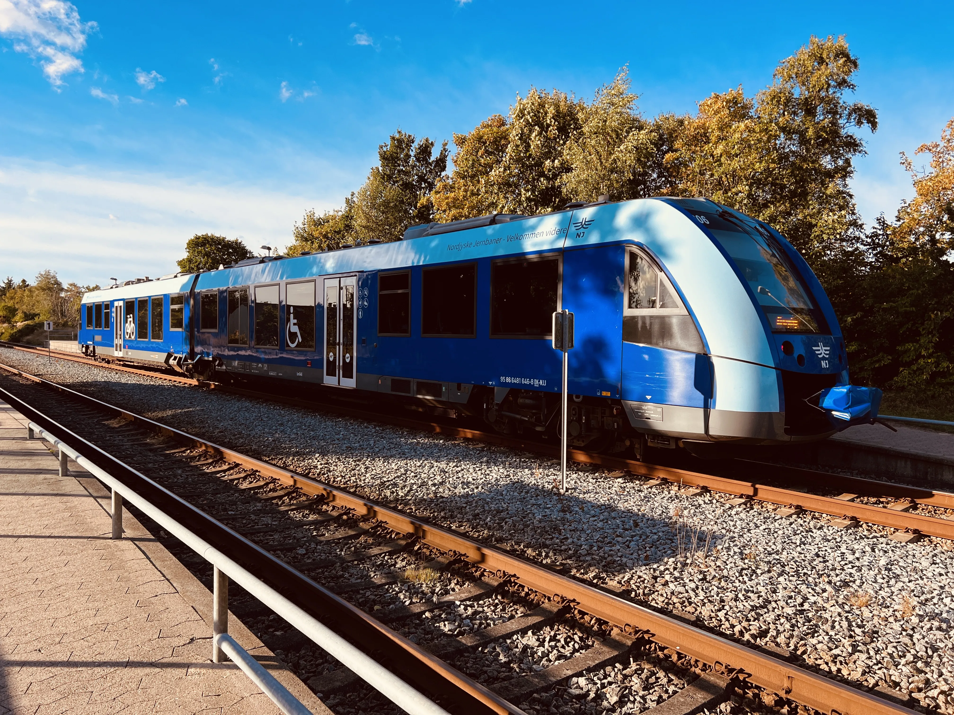 Billede af NJJ LM 606 fotograferet ud for Jerup Trinbræt.