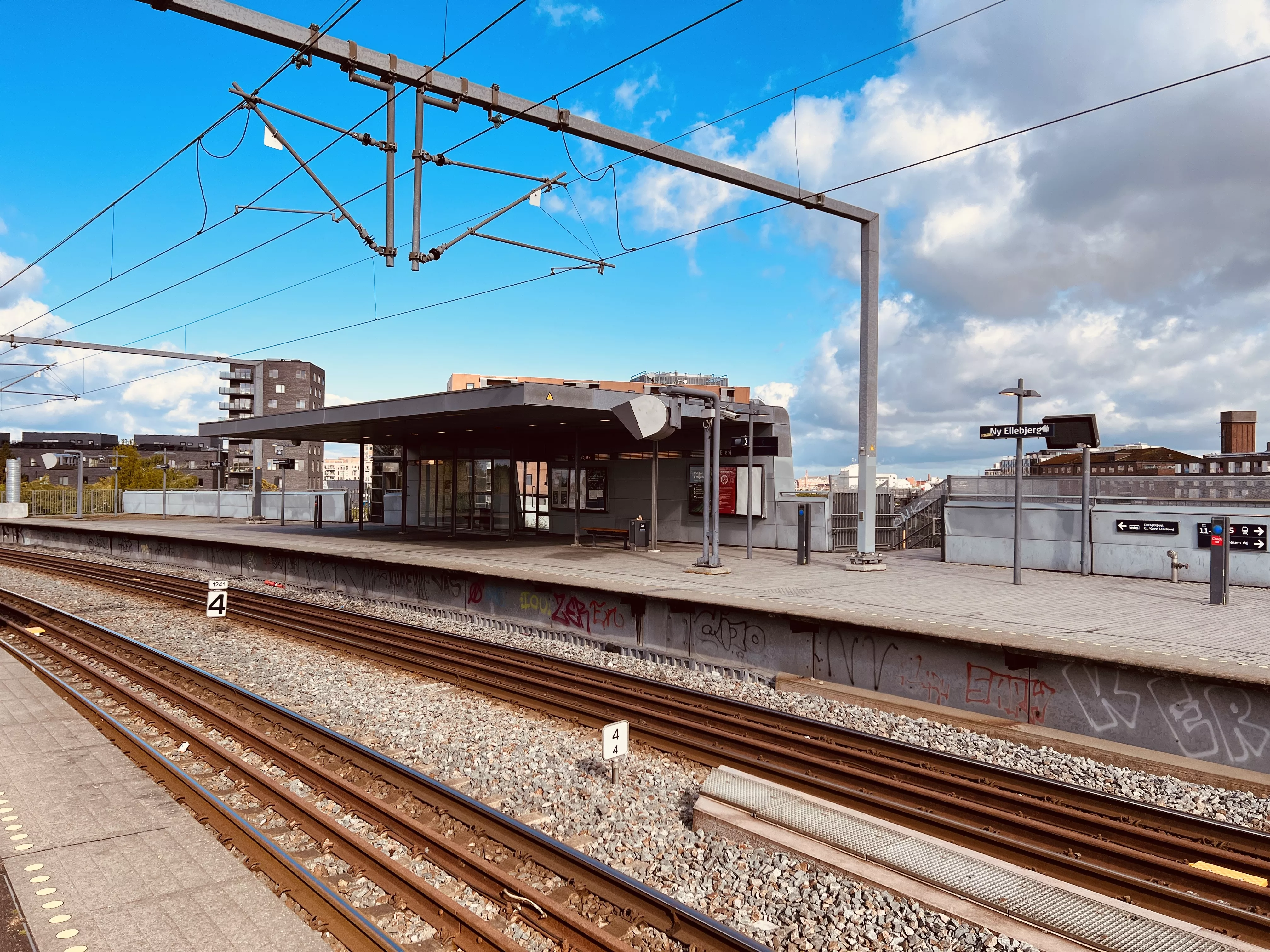 Billede af Ny Ellebjerg Station.