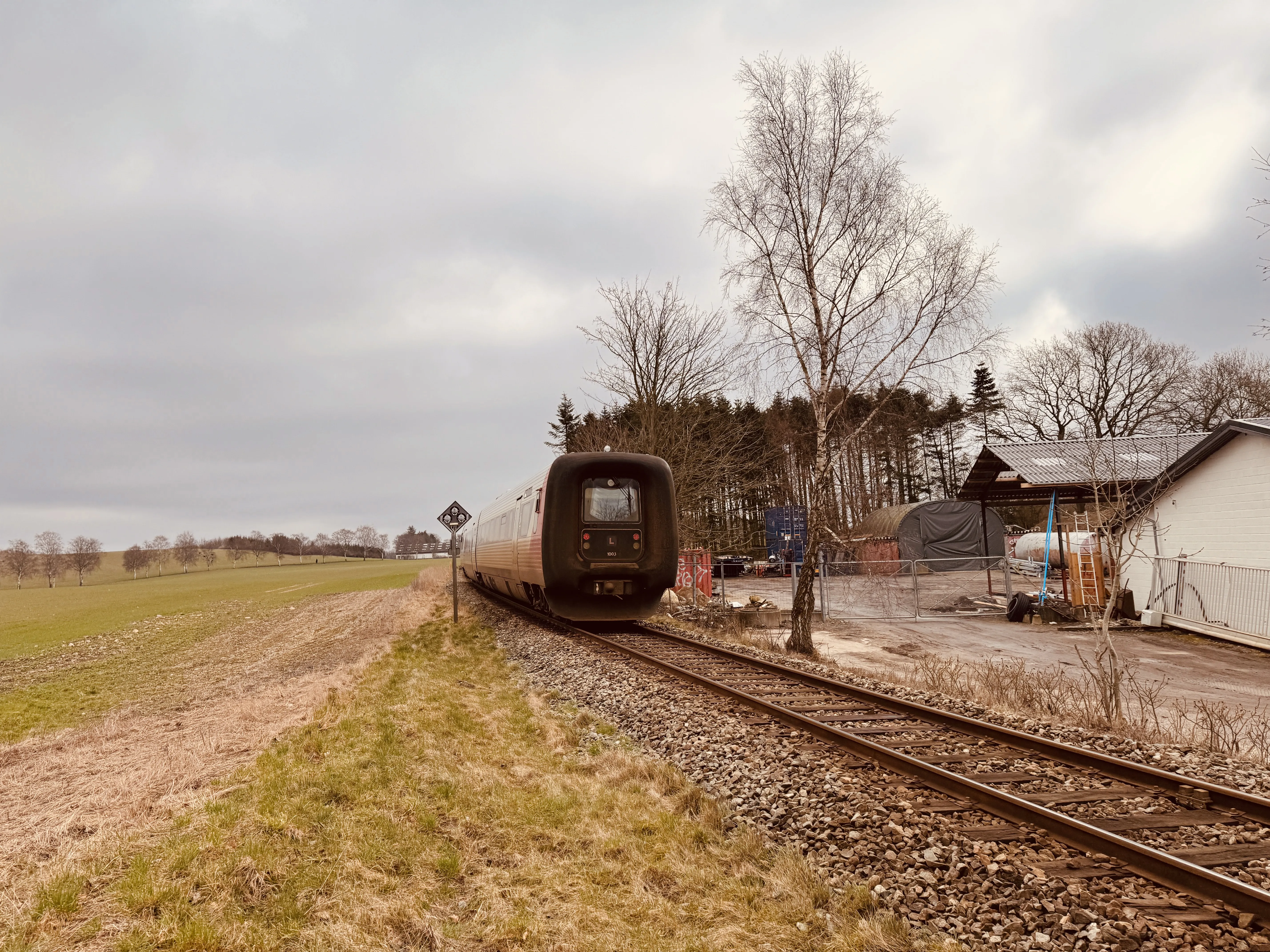 Billede af LT MF 1003, tidligere LJ MF 1003 fotograferet ud for det nedlagte Orebo Sidespor.