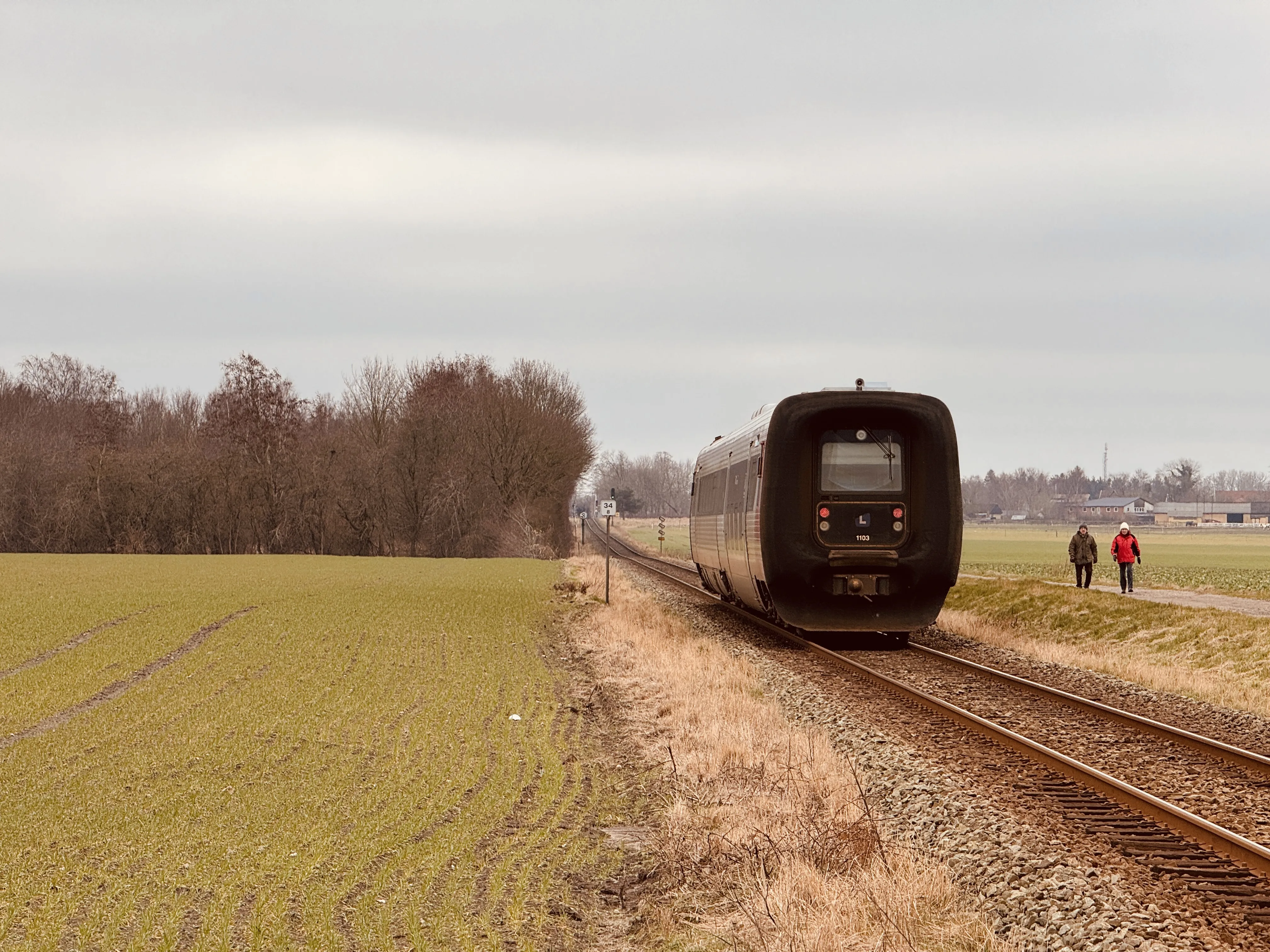 Billede af LT FS 1103, tidligere LJ FS 1103 fotograferet ud for det nedlagte Sønderstrup Sidespor.
