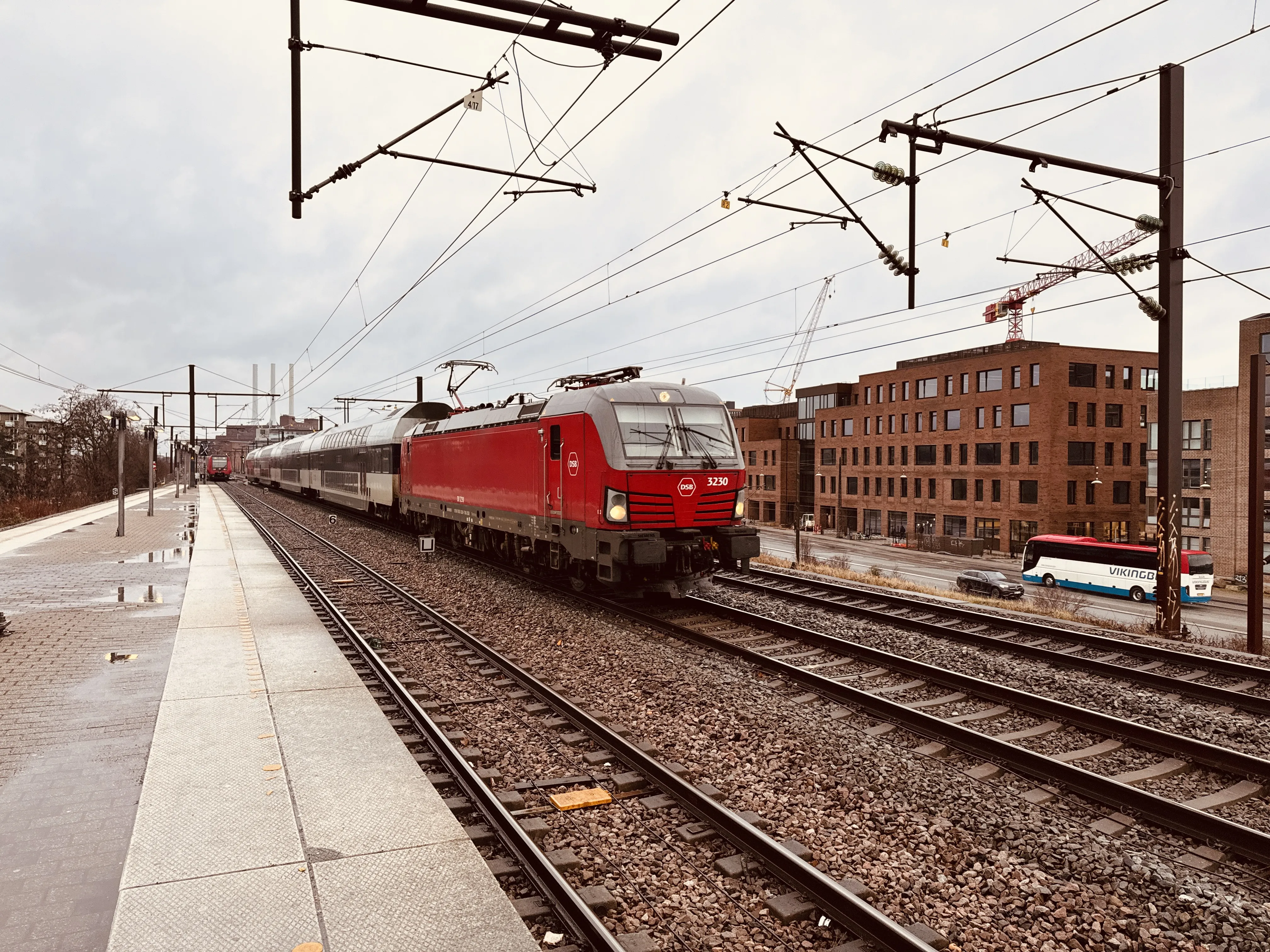 Billede af DSB EB 3230 fotograferet ud for Nordhavn S-togstrinbræt.