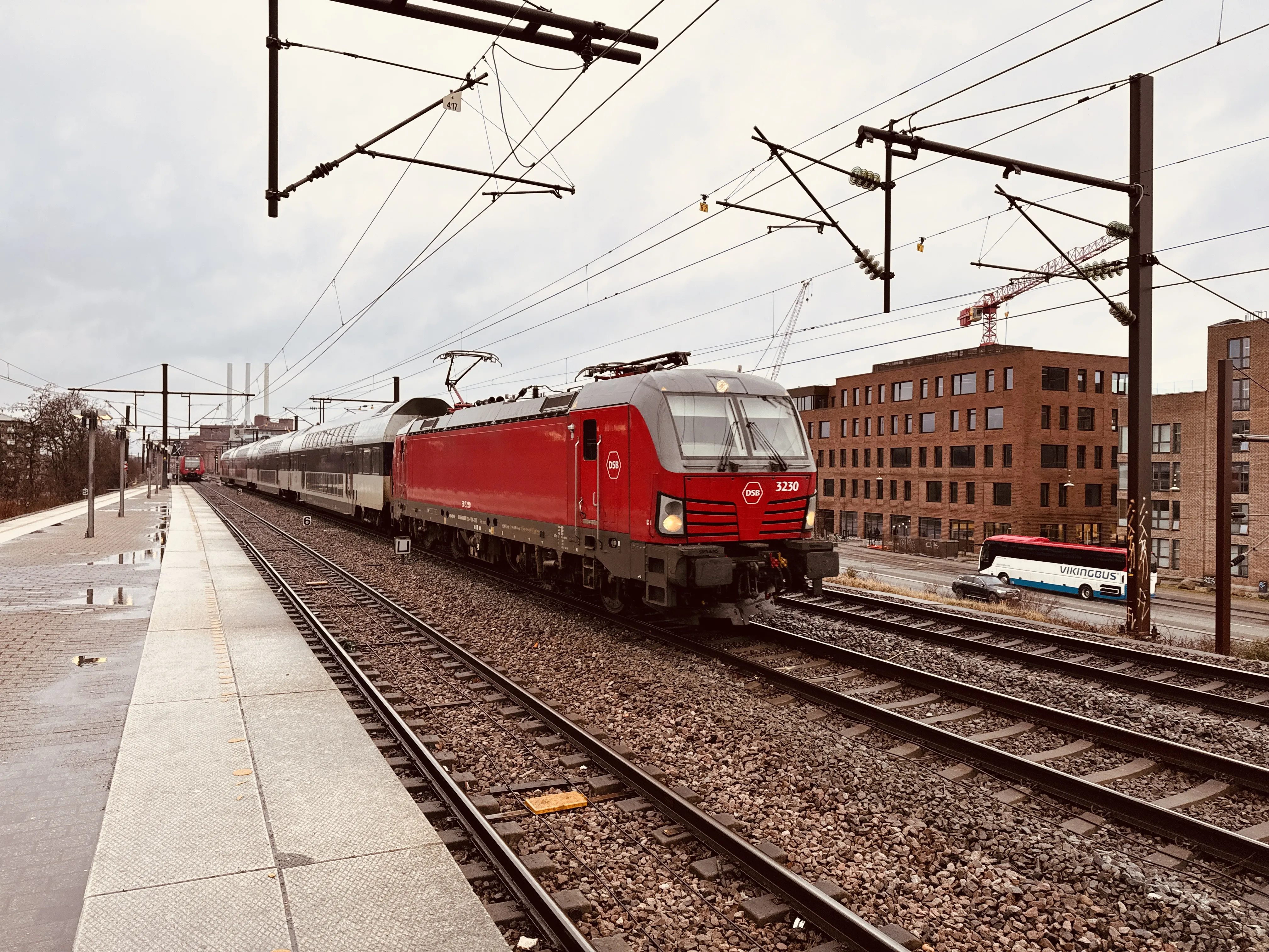 Billede af DSB EB 3230 fotograferet ud for Nordhavn S-togstrinbræt.