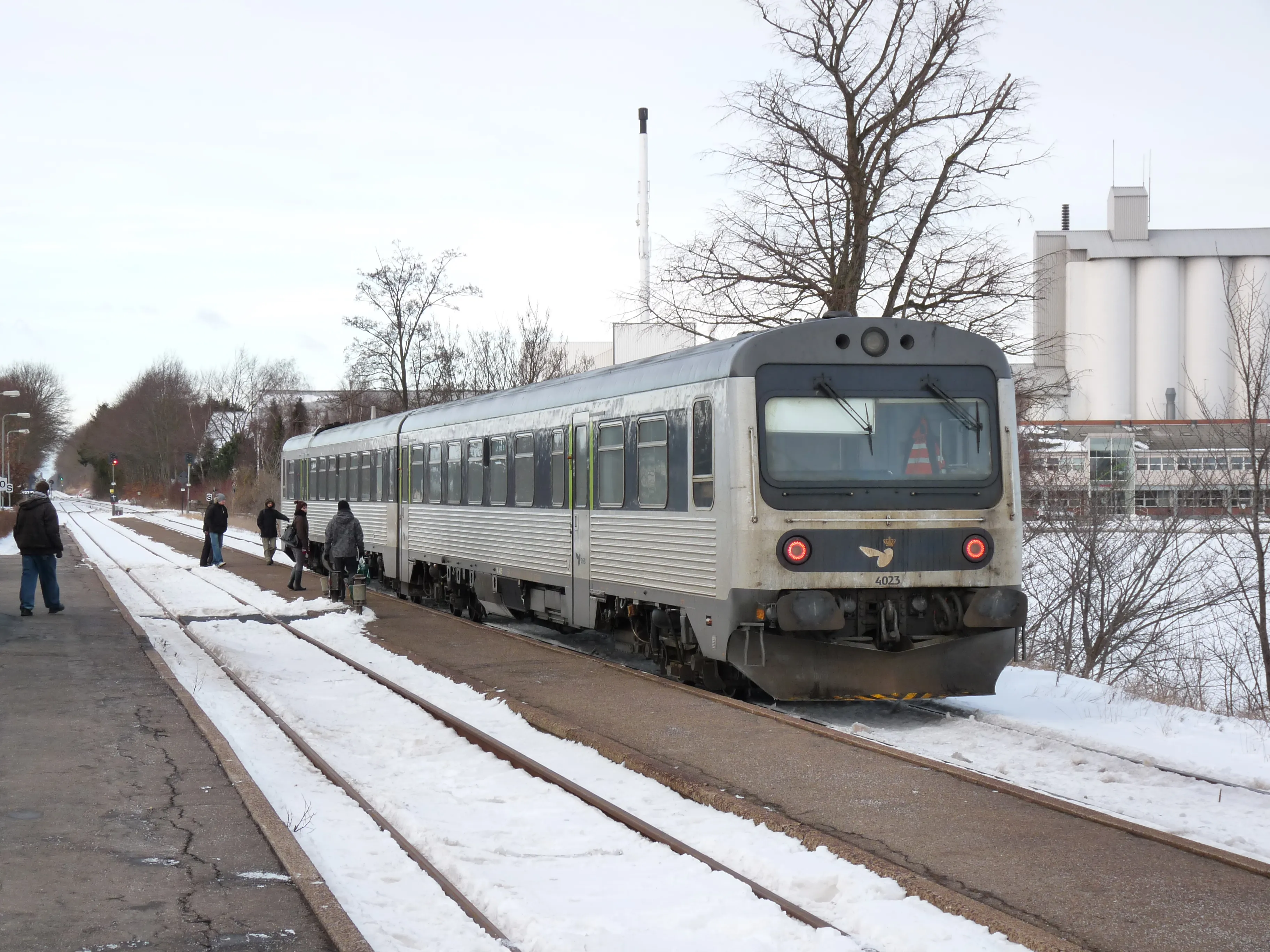 Billede af DSB MR 4023 fotograferet ud for Gadstrup Station.