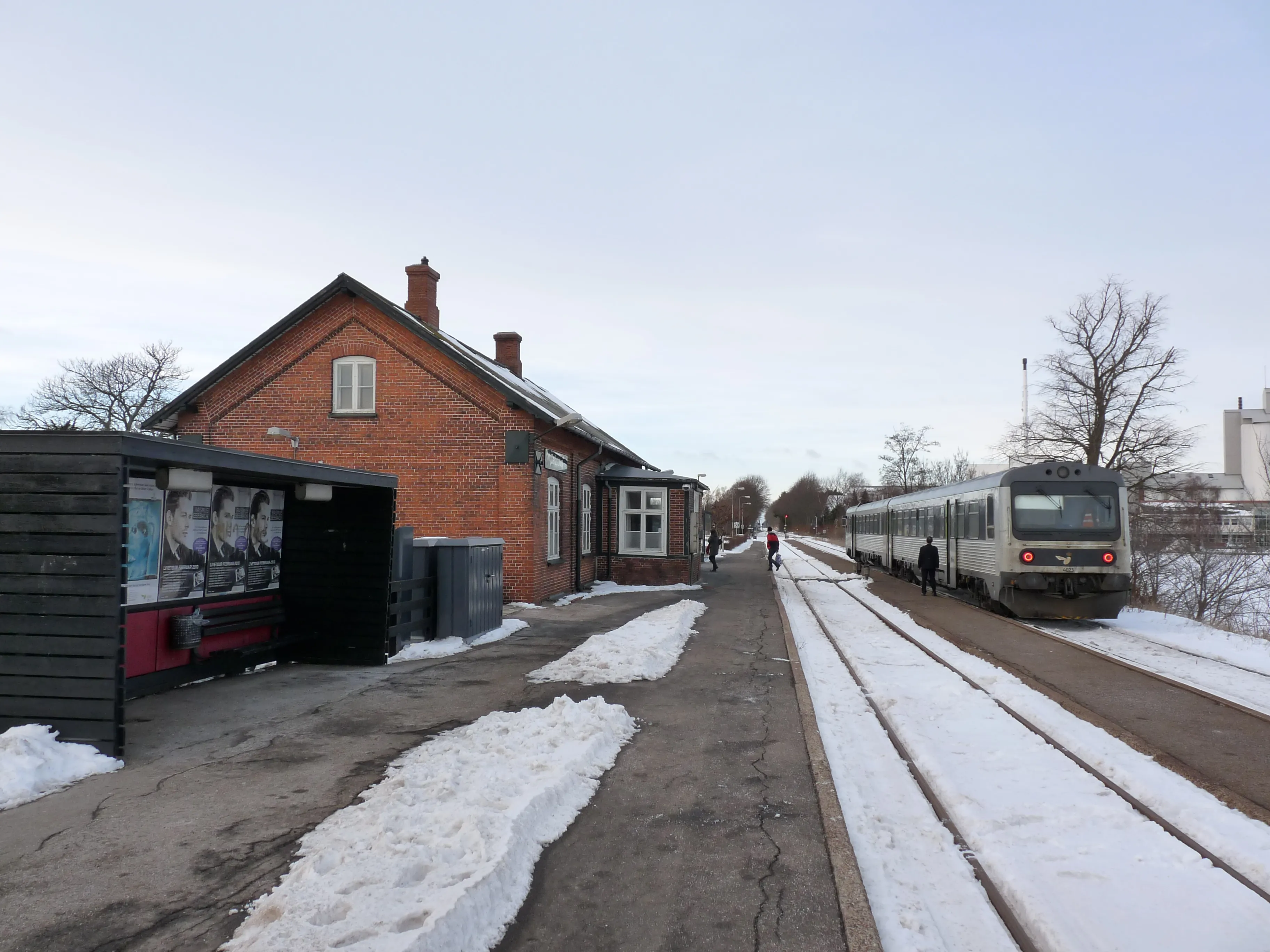 Billede af DSB MR 4023 fotograferet ud for Gadstrup Station.