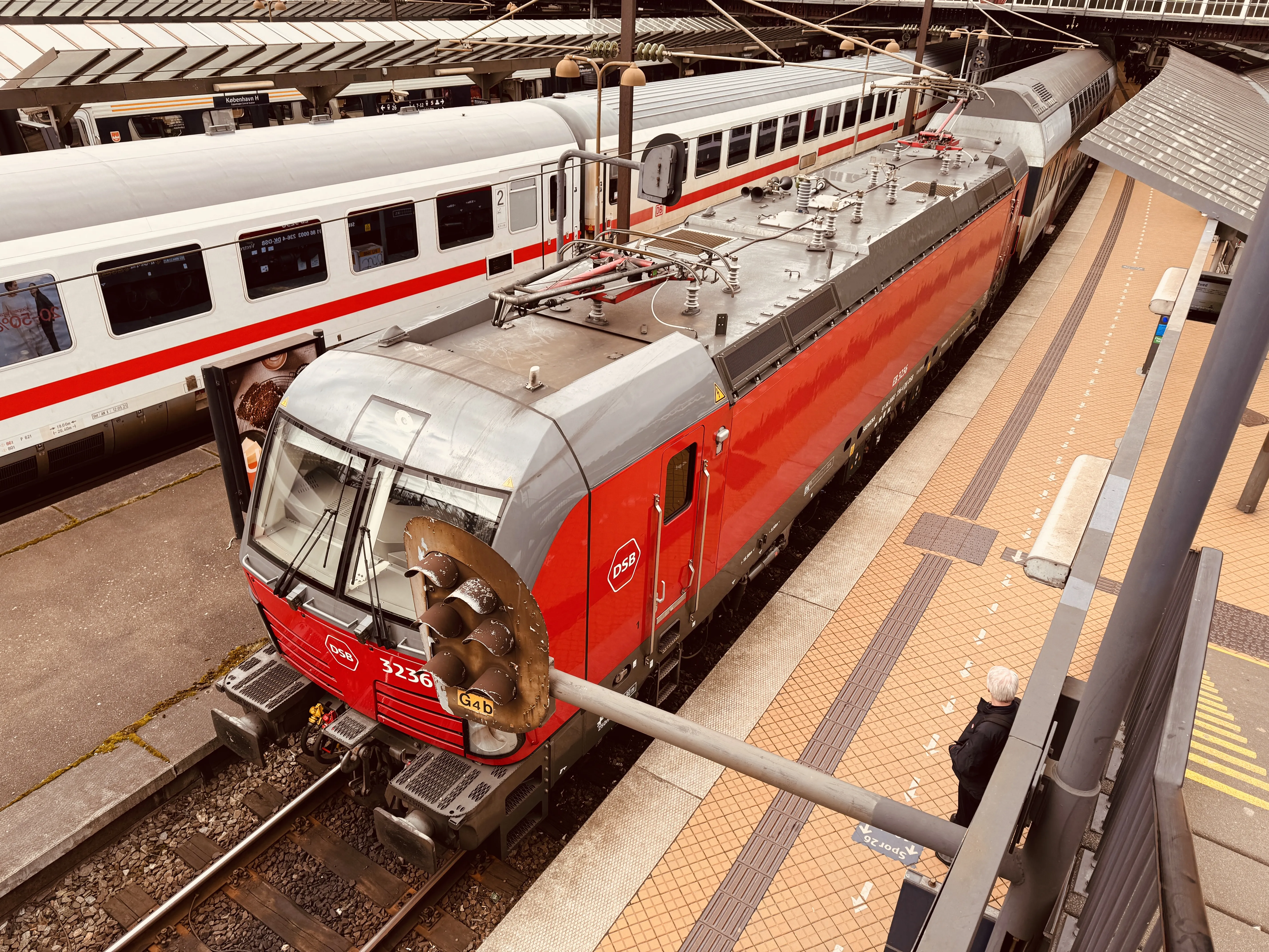 Billede af DSB EB 3236 fotograferet ud for København Hovedbanegård.