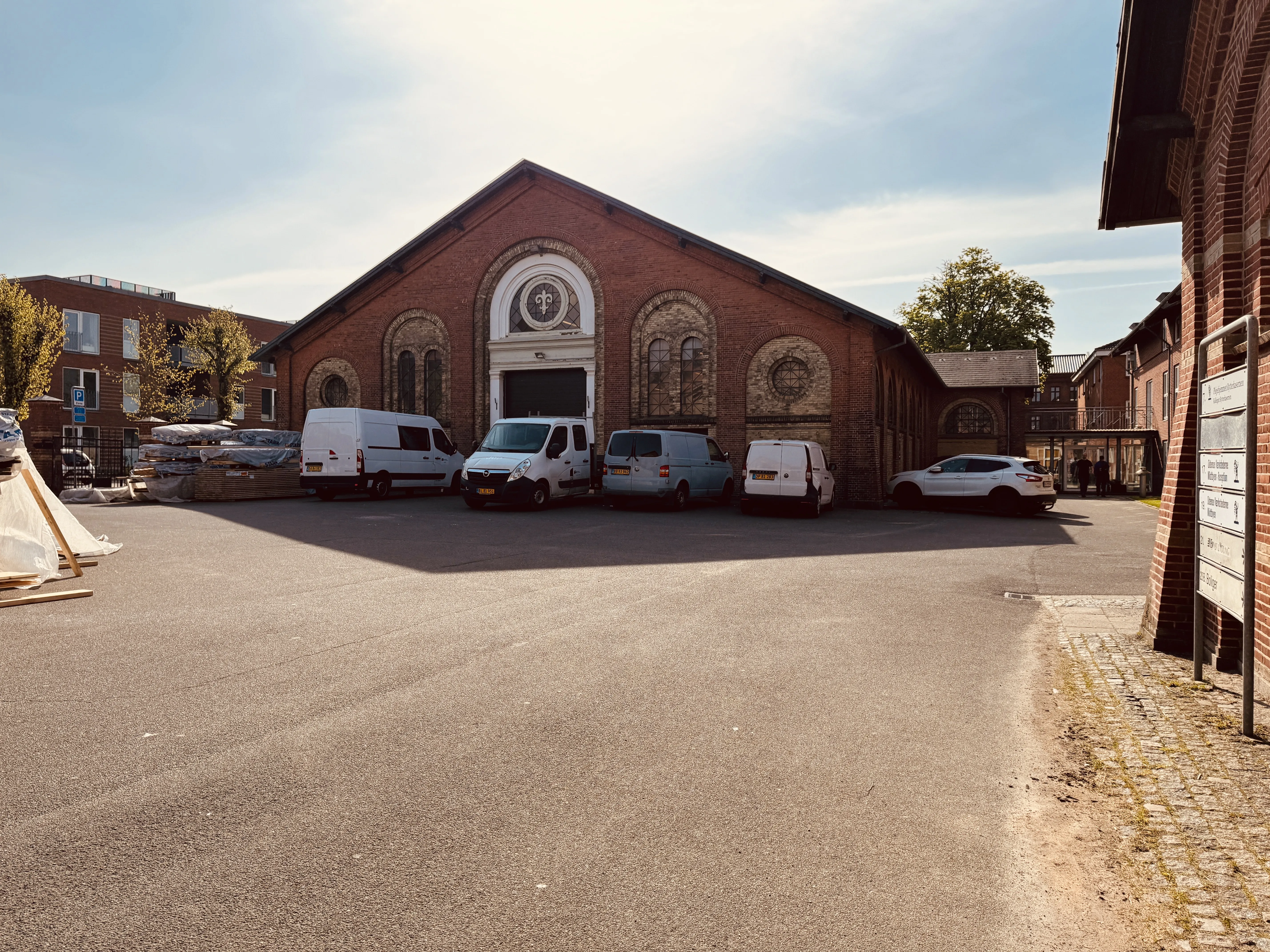 Billede af den nedlagte Triangel fabrik i Odense.