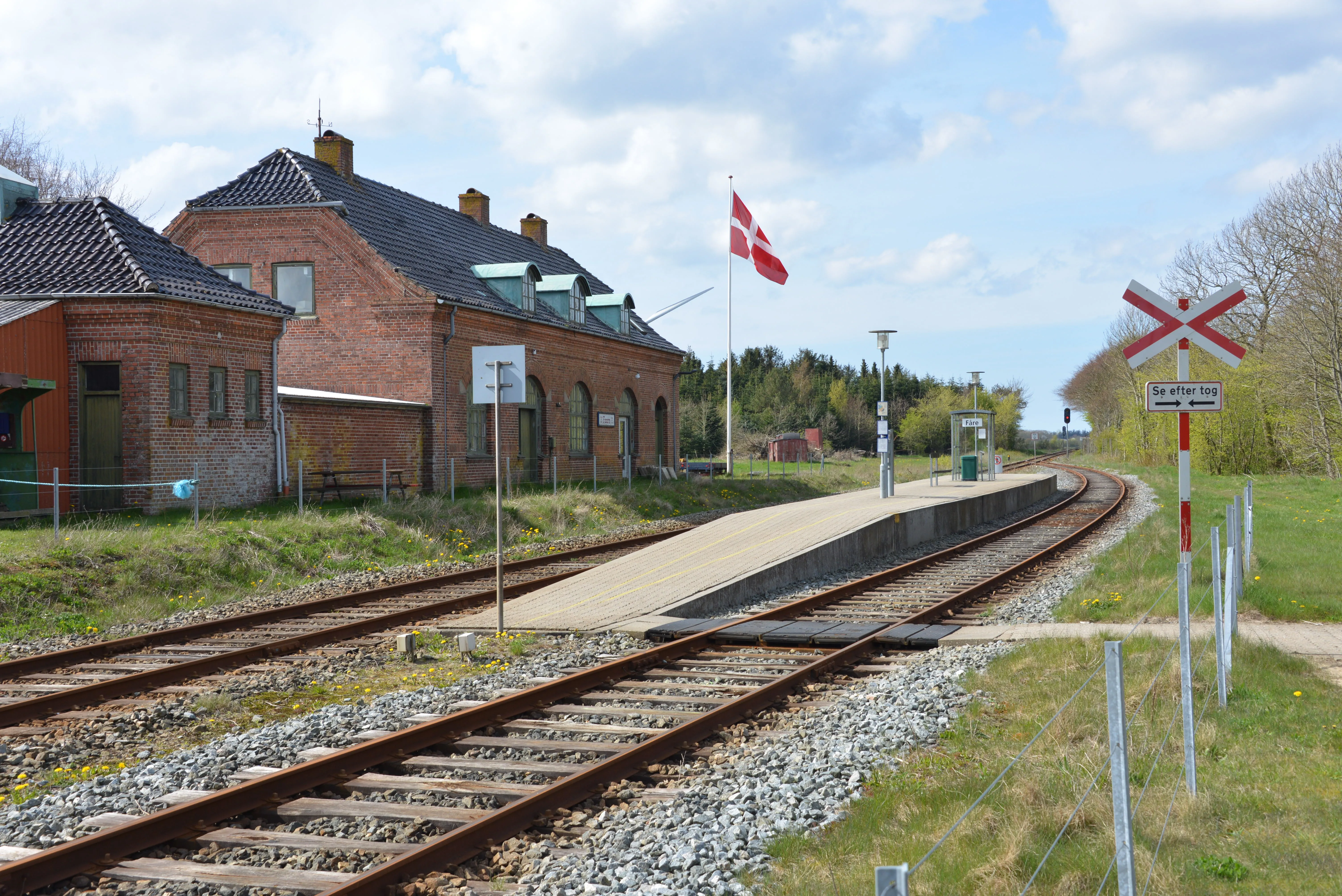 Billede af Fåre Station.
