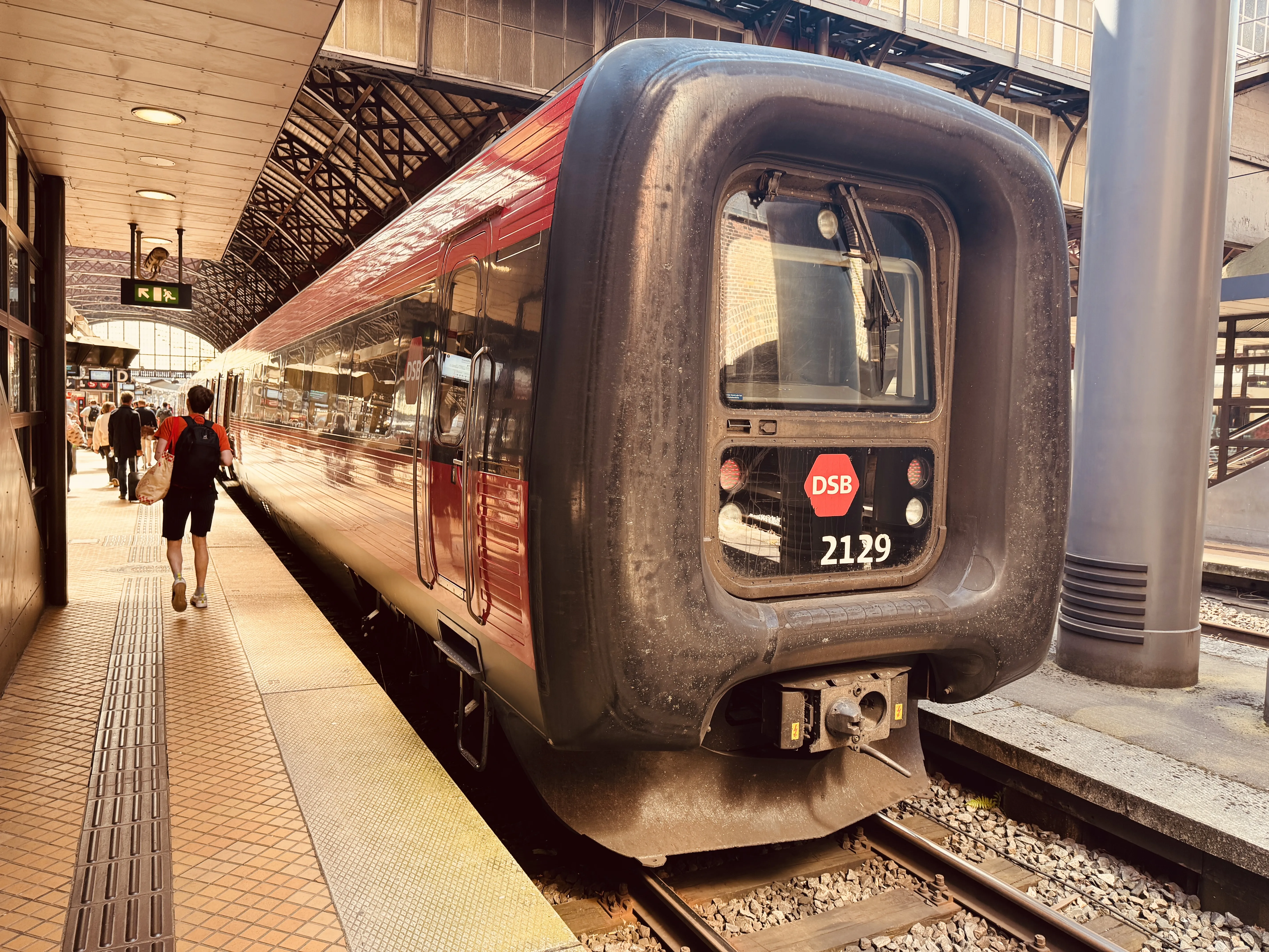 Billede af DSB ER 2029 fotograferet ud for København Hovedbanegård.