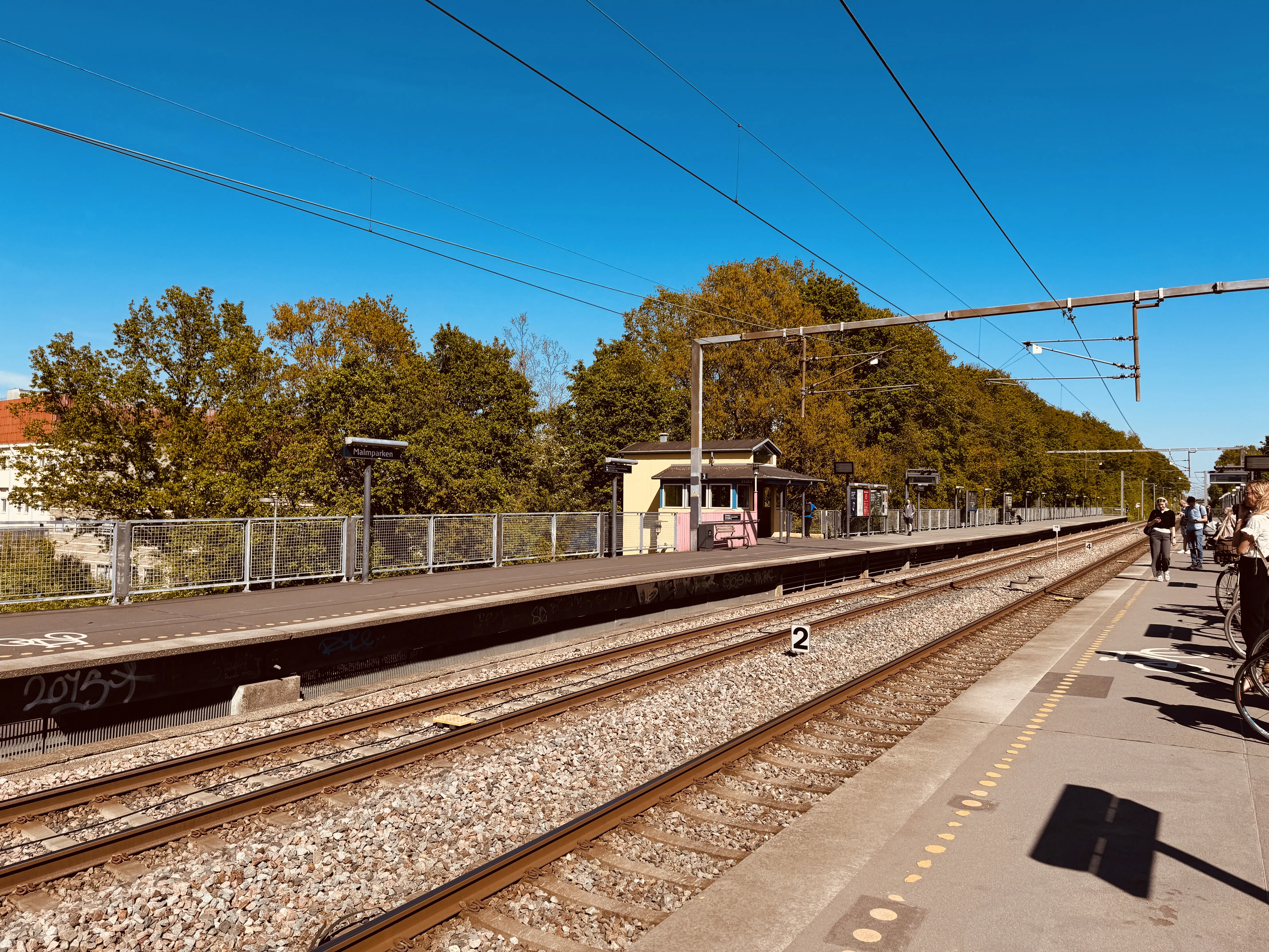 Billede af Malmparken S-togstrinbræt.