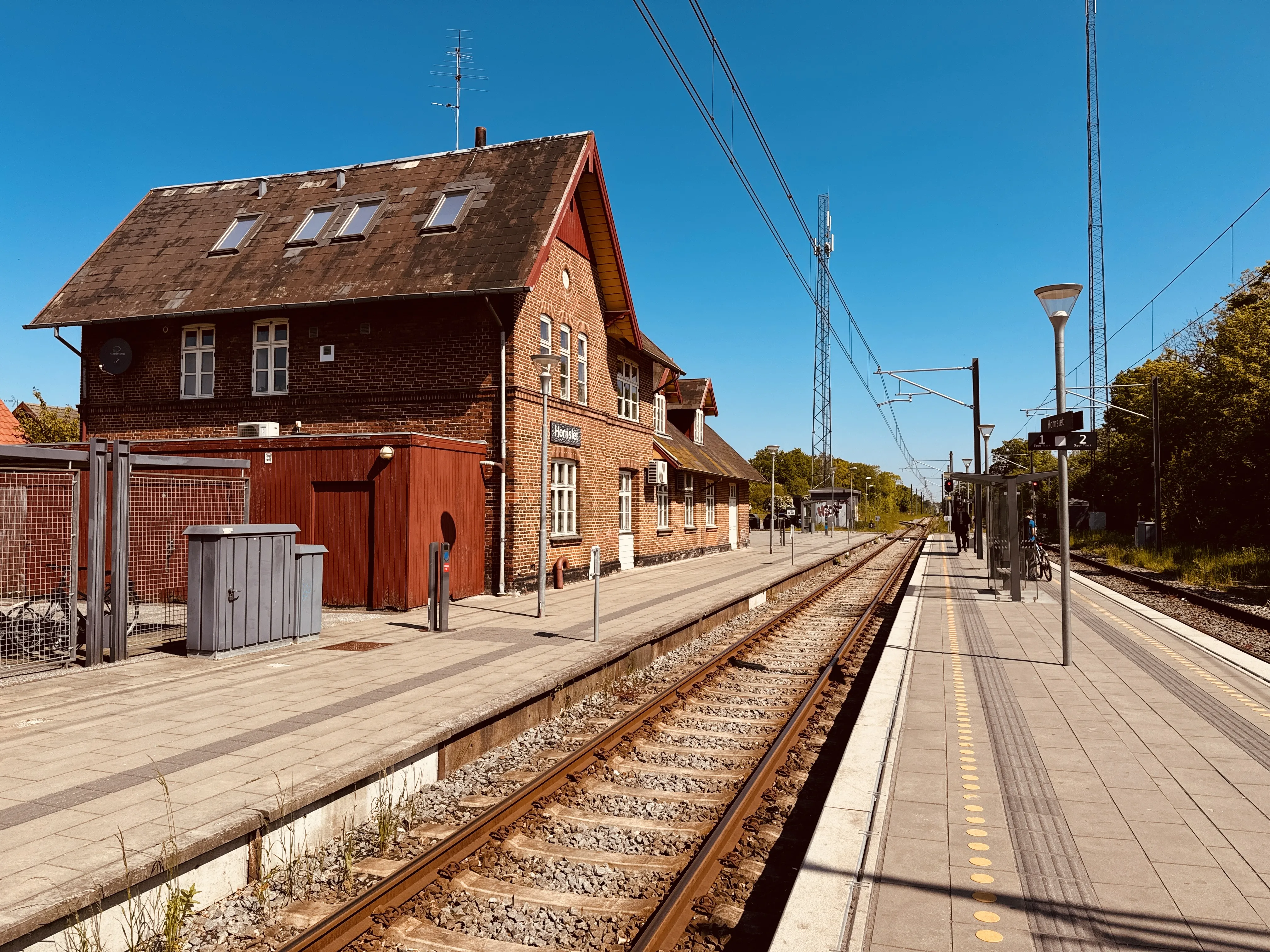 Billede af Hornslet Station.